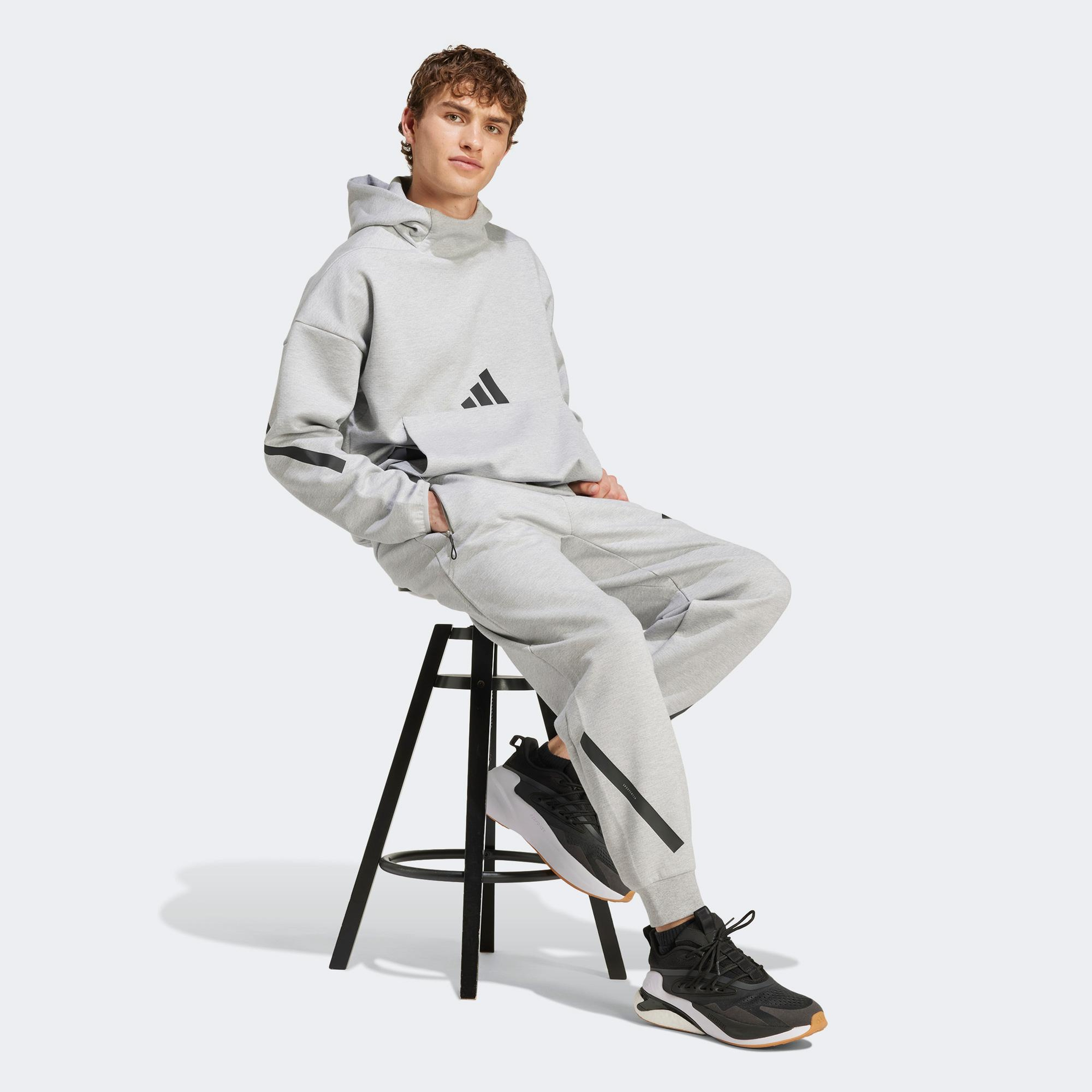 adidas Z.N.E. Erkek Gri Günlük Eşofman Altı