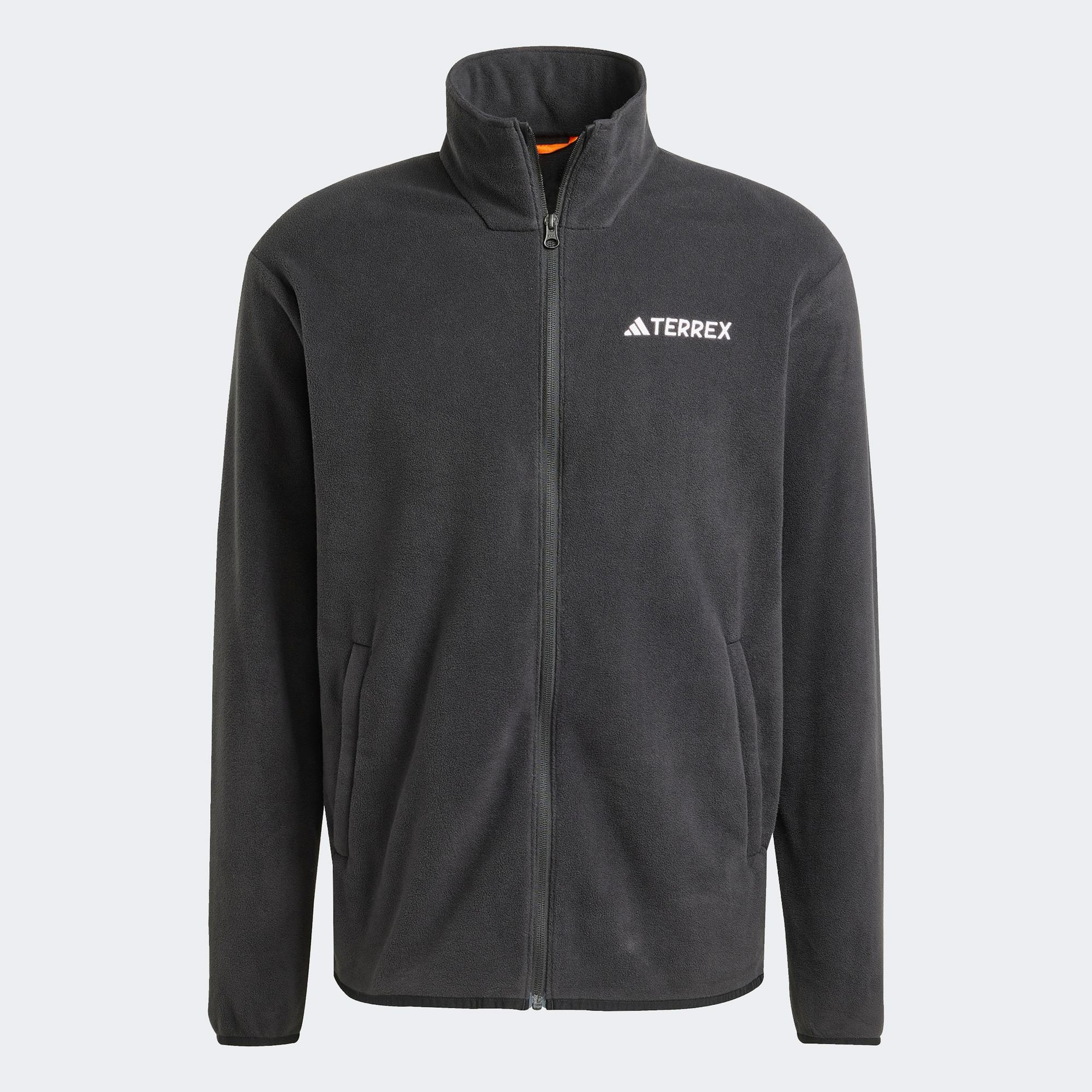 adidas Multi Essentials Full Zip Fleece Erkek Siyah Yürüyüş Polar
