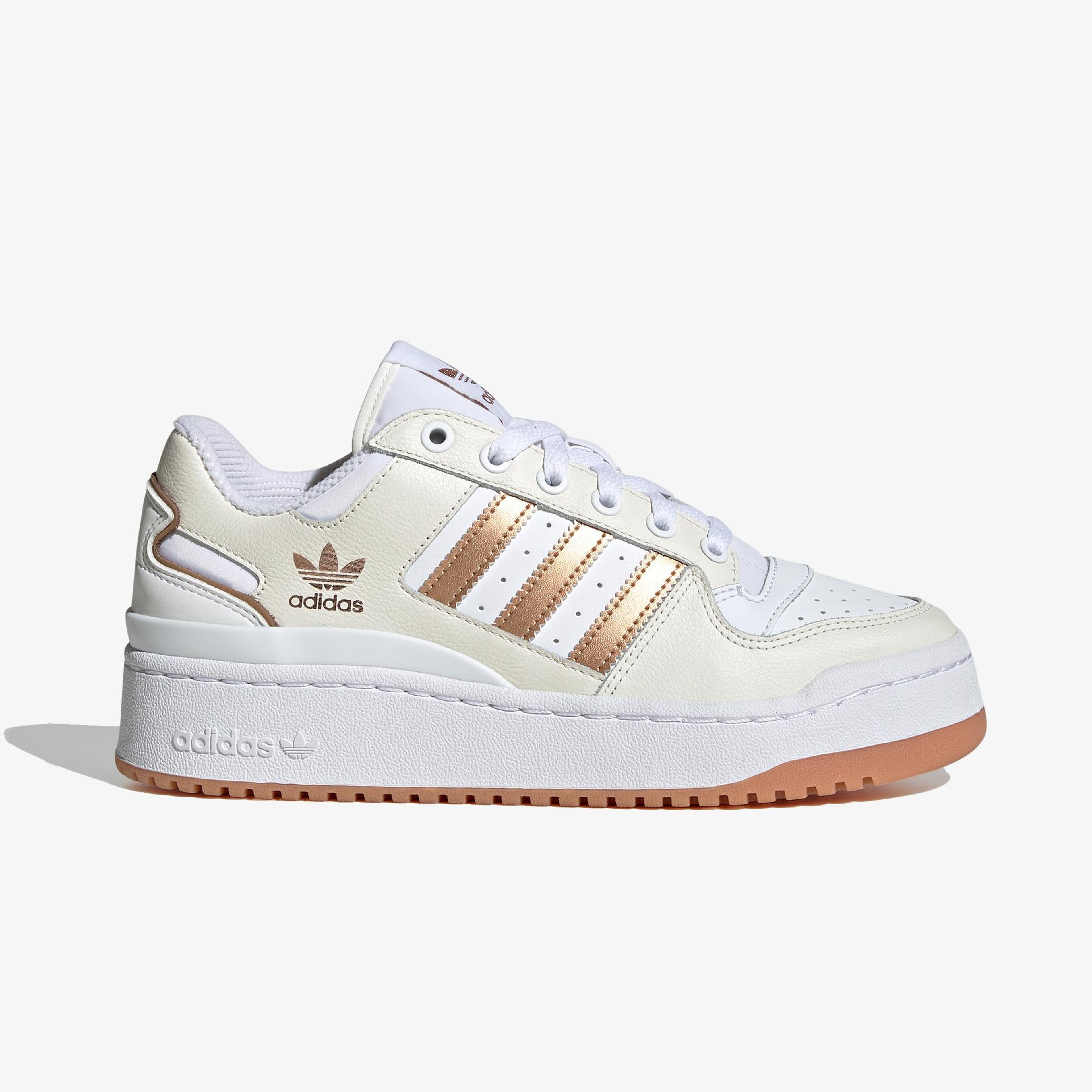 adidas Forum Bold Stripes Kadın Krem Spor Ayakkabı