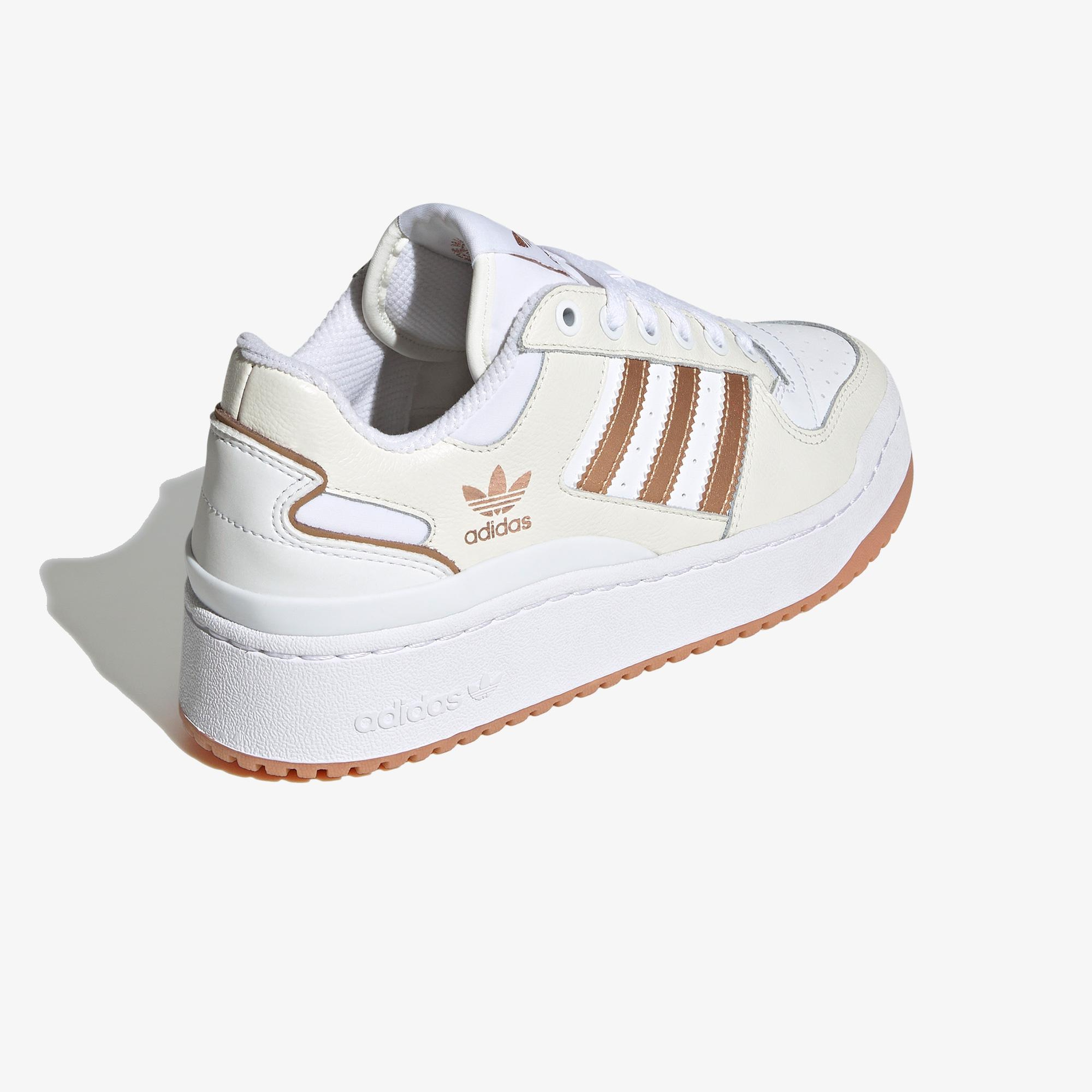adidas Forum Bold Stripes Kadın Krem Spor Ayakkabı
