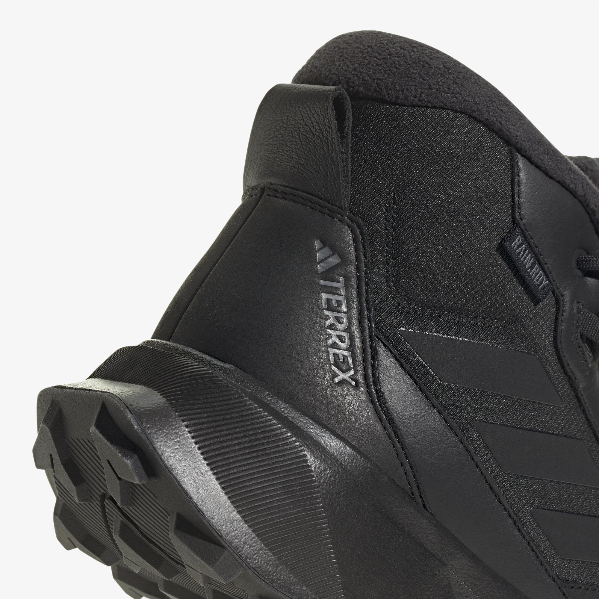 adidas Terrex Winter Leather Erkek Siyah Bot