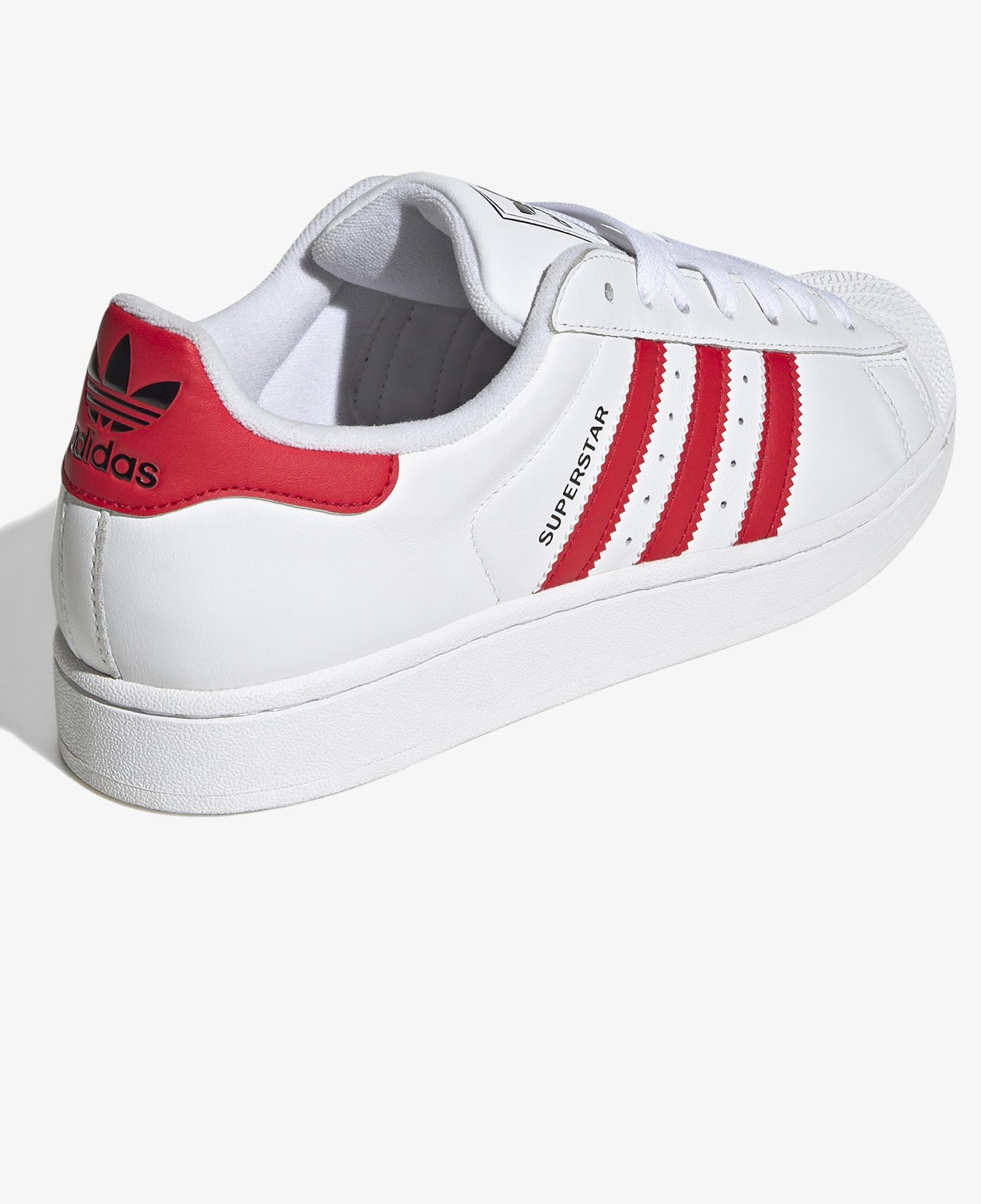 adidas Originals Superstar II Unisex Kırmızı/Beyaz Spor Ayakkabı