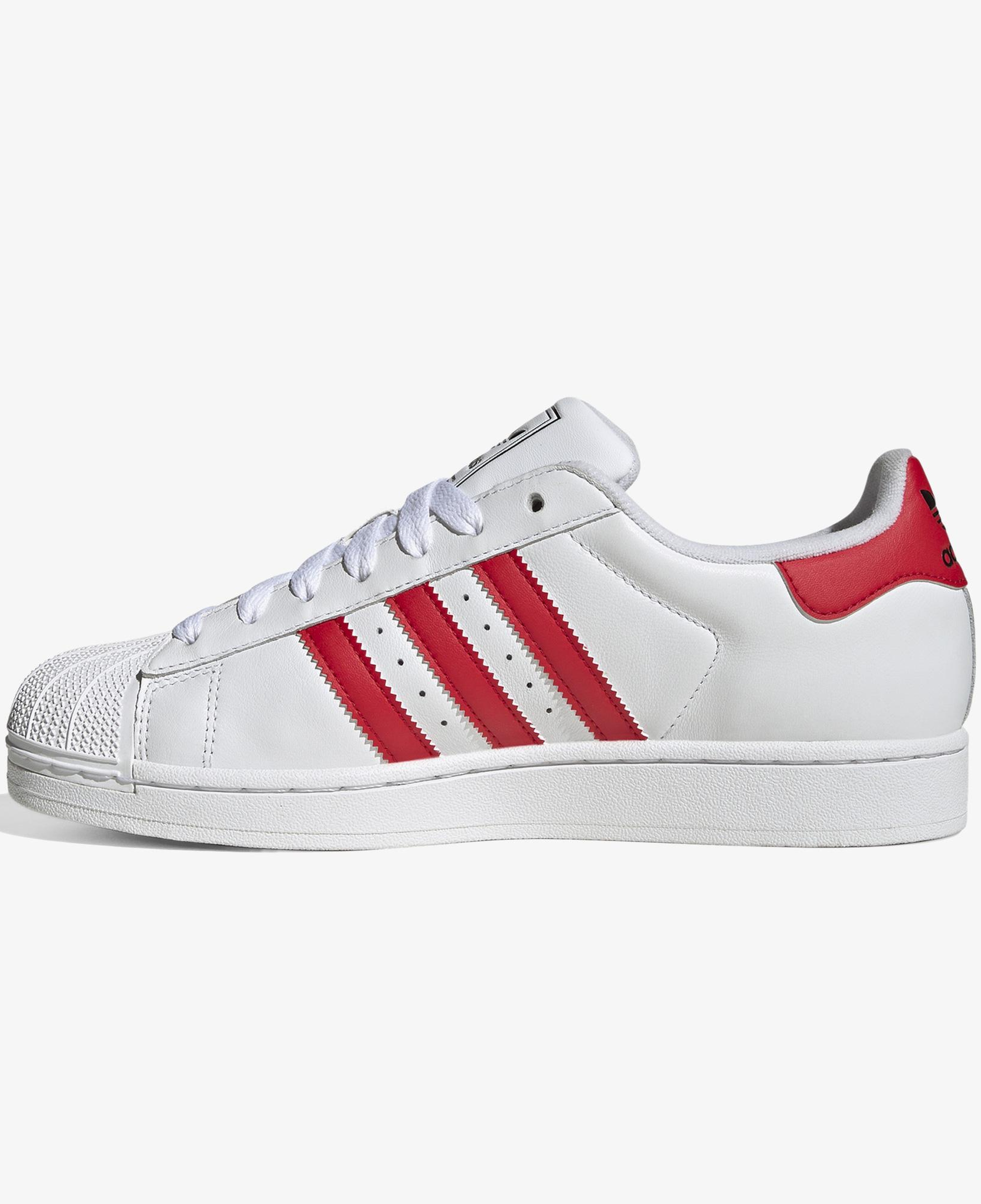 adidas Originals Superstar II Unisex Kırmızı/Beyaz Spor Ayakkabı
