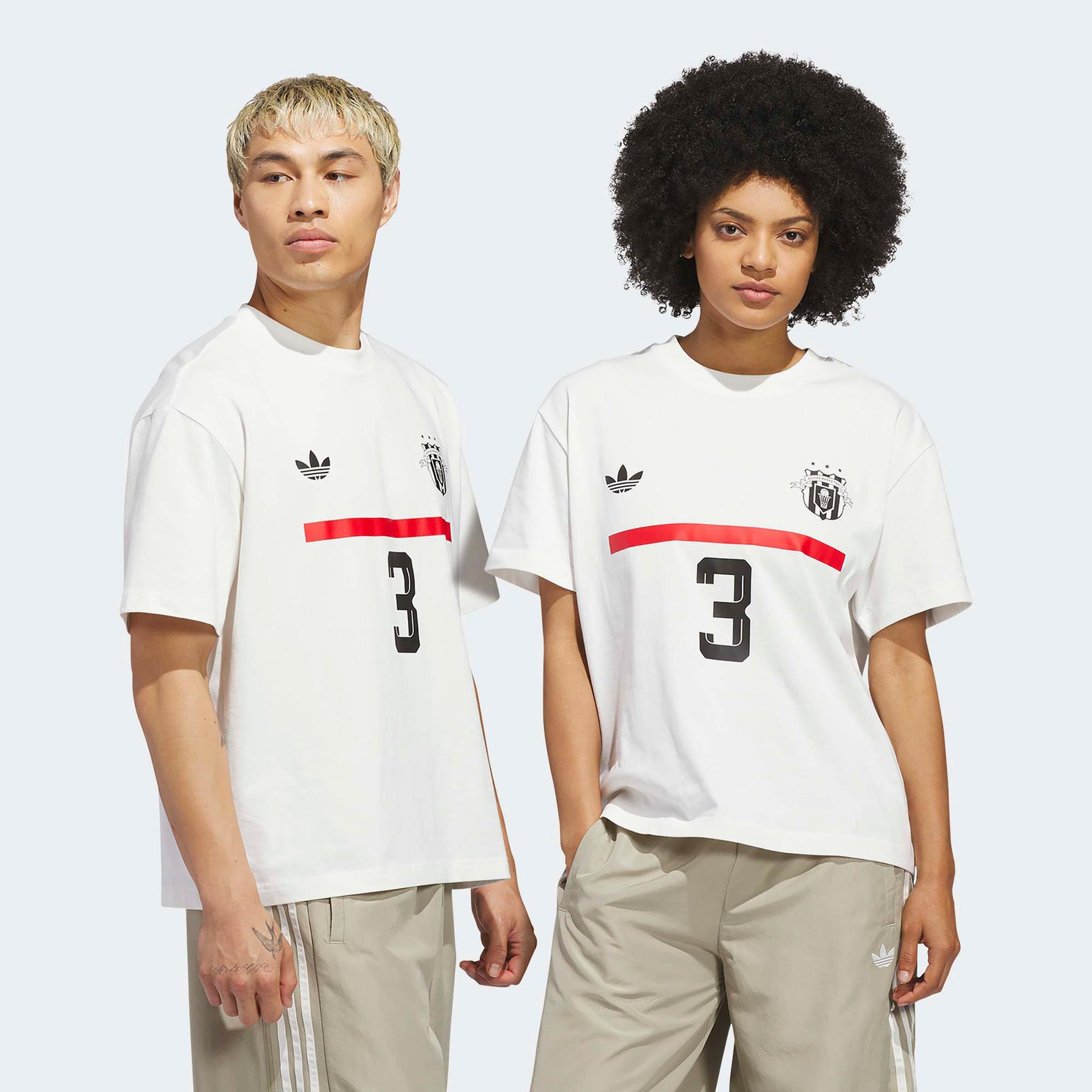 adidas Jabbar Gfx Q1 Erkek Beyaz Basketbol T-Shirt