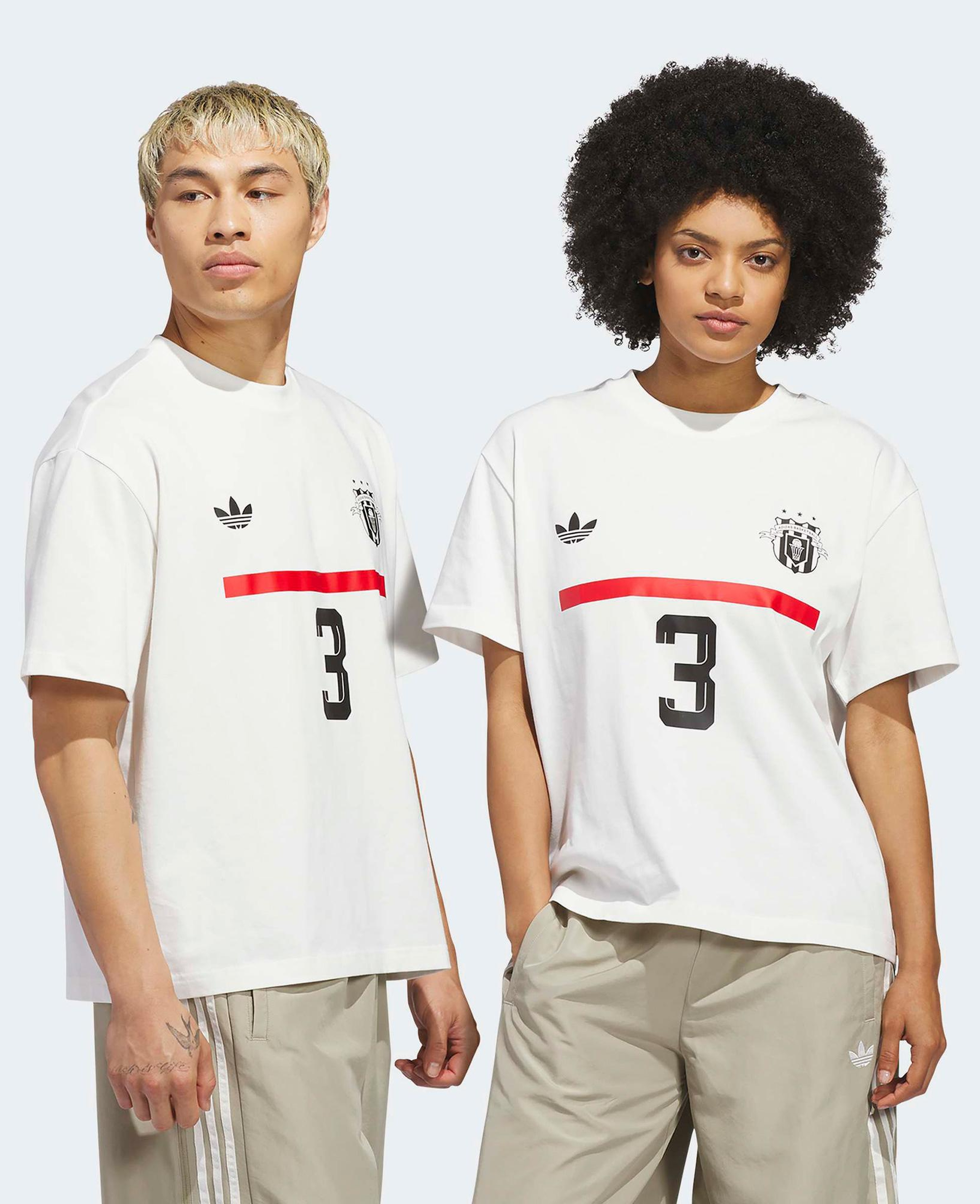 adidas Jabbar Gfx Q1 Erkek Beyaz Basketbol T-Shirt