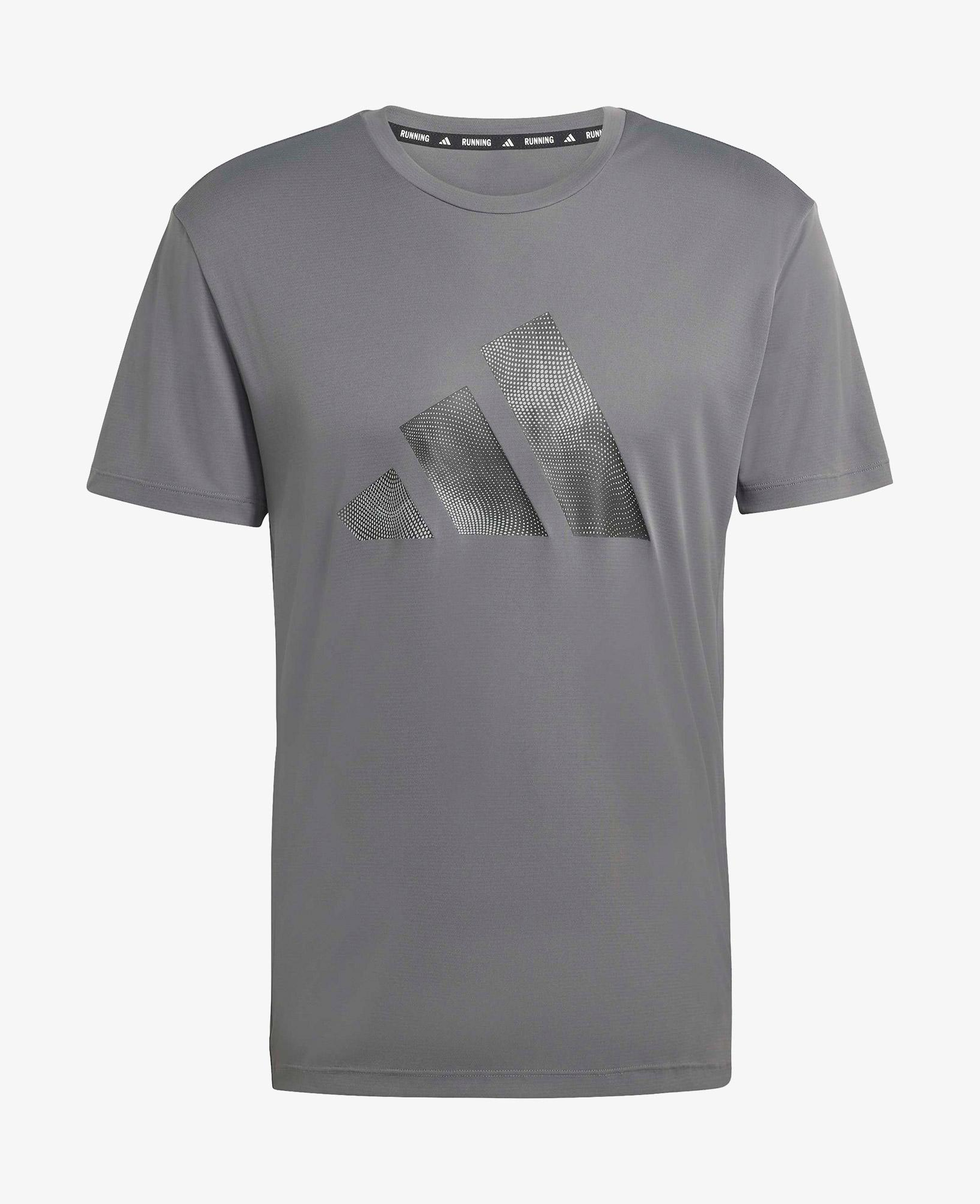 adidas Adi365 Running Essentials Brand Love Erkek Gri Koşu T-Shirt