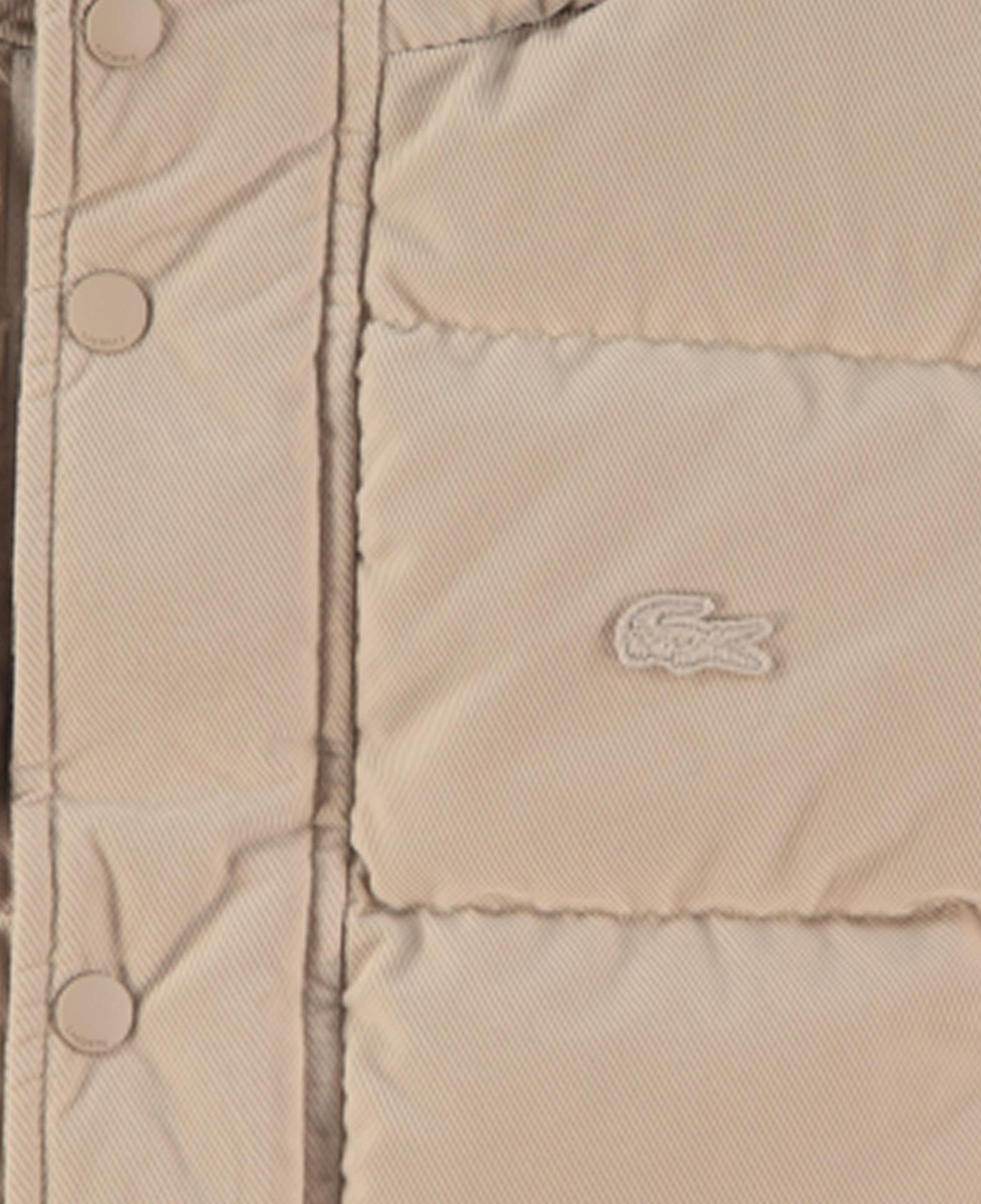 Lacoste Erkek Kapüşonlu Bej Mont