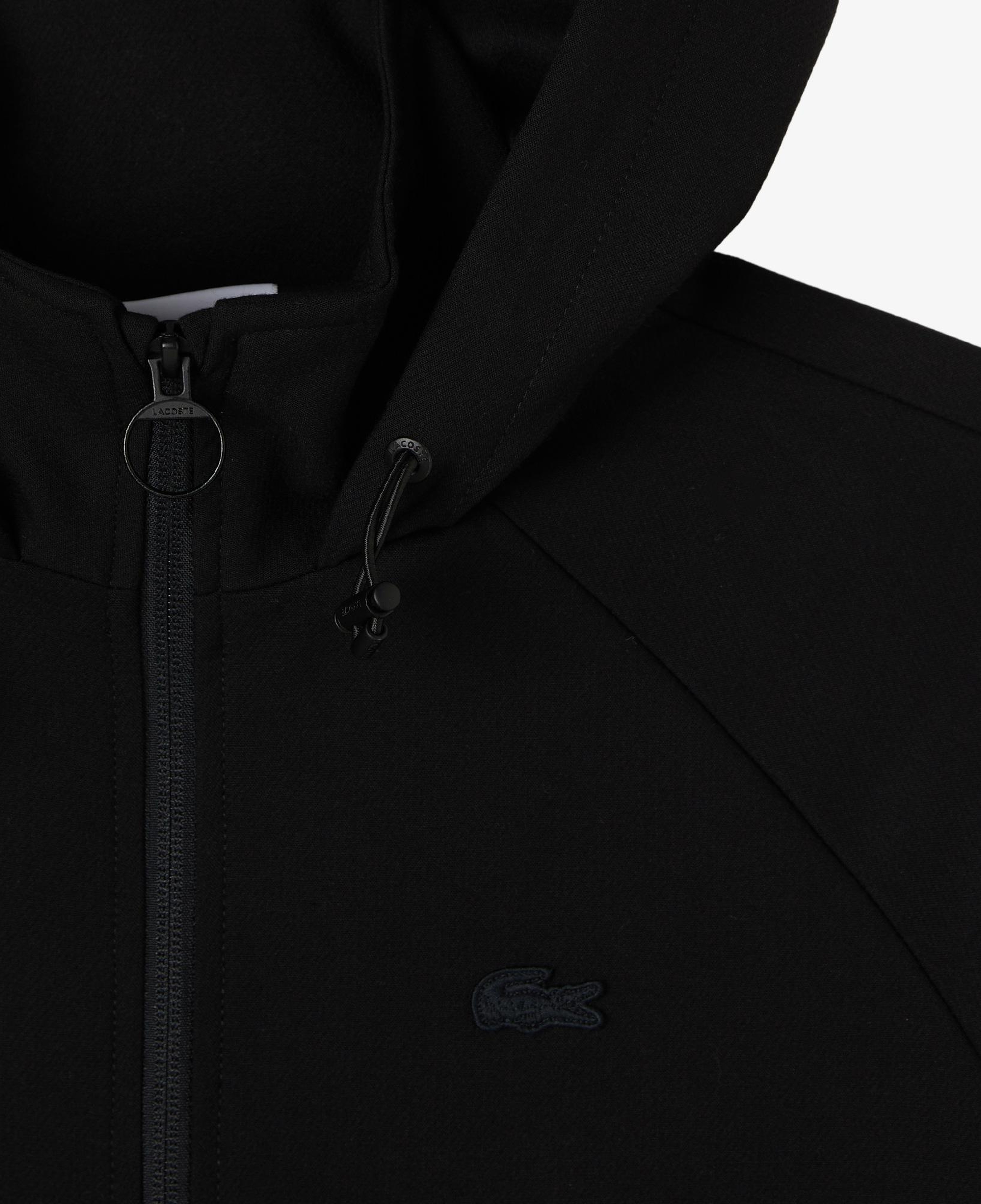 Lacoste Kadın Regular Fit Kapüşonlu Siyah Dış Gömlek