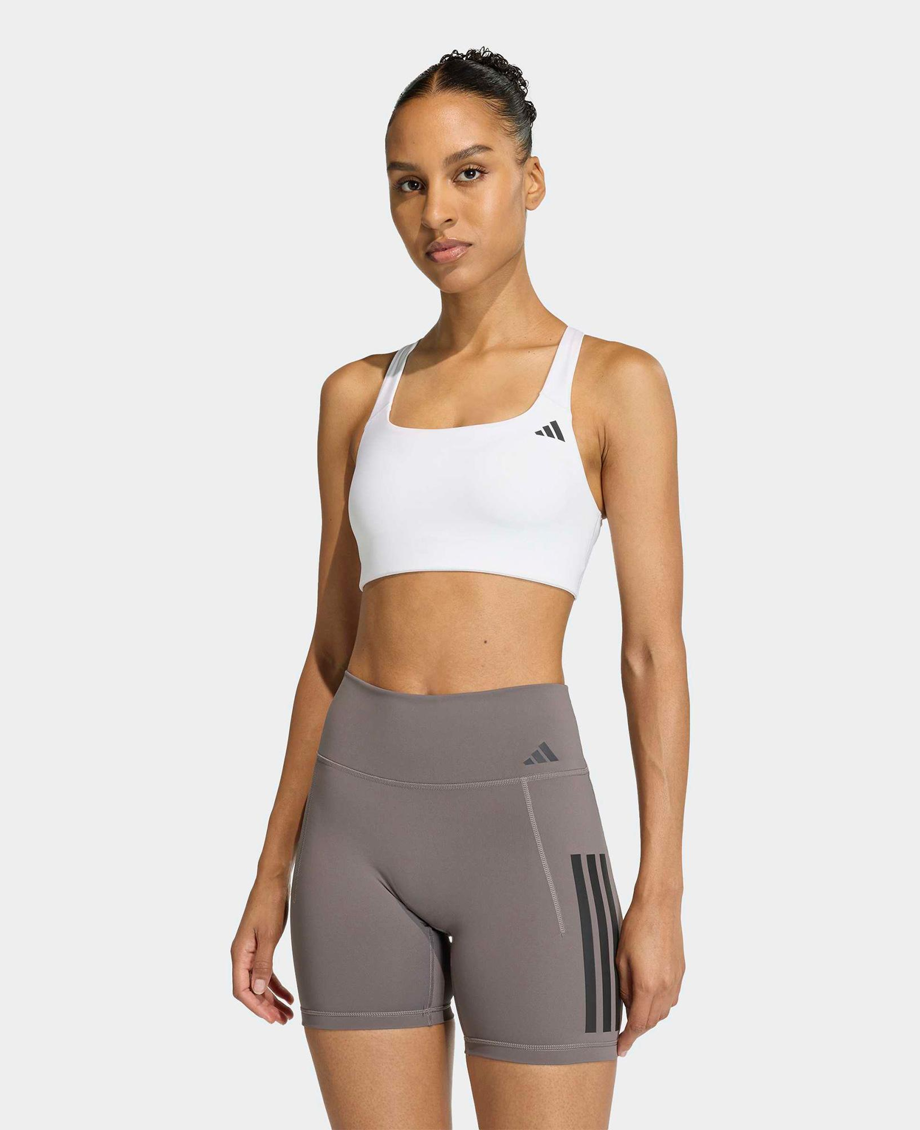 adidas Optime Workout Medium Destekli Kadın Beyaz Antrenman Bra