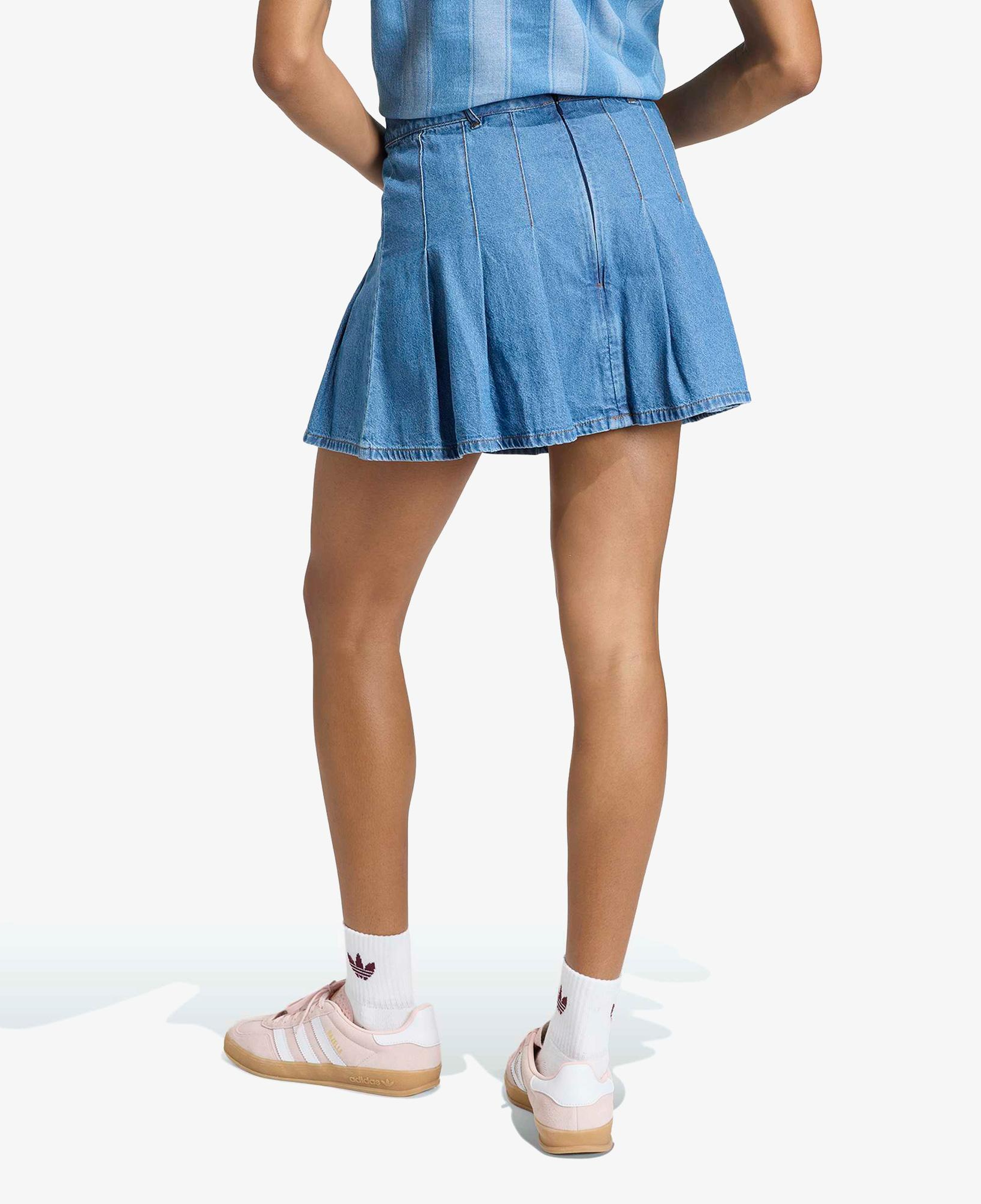 adidas Denim Kadın Mavi Etek
