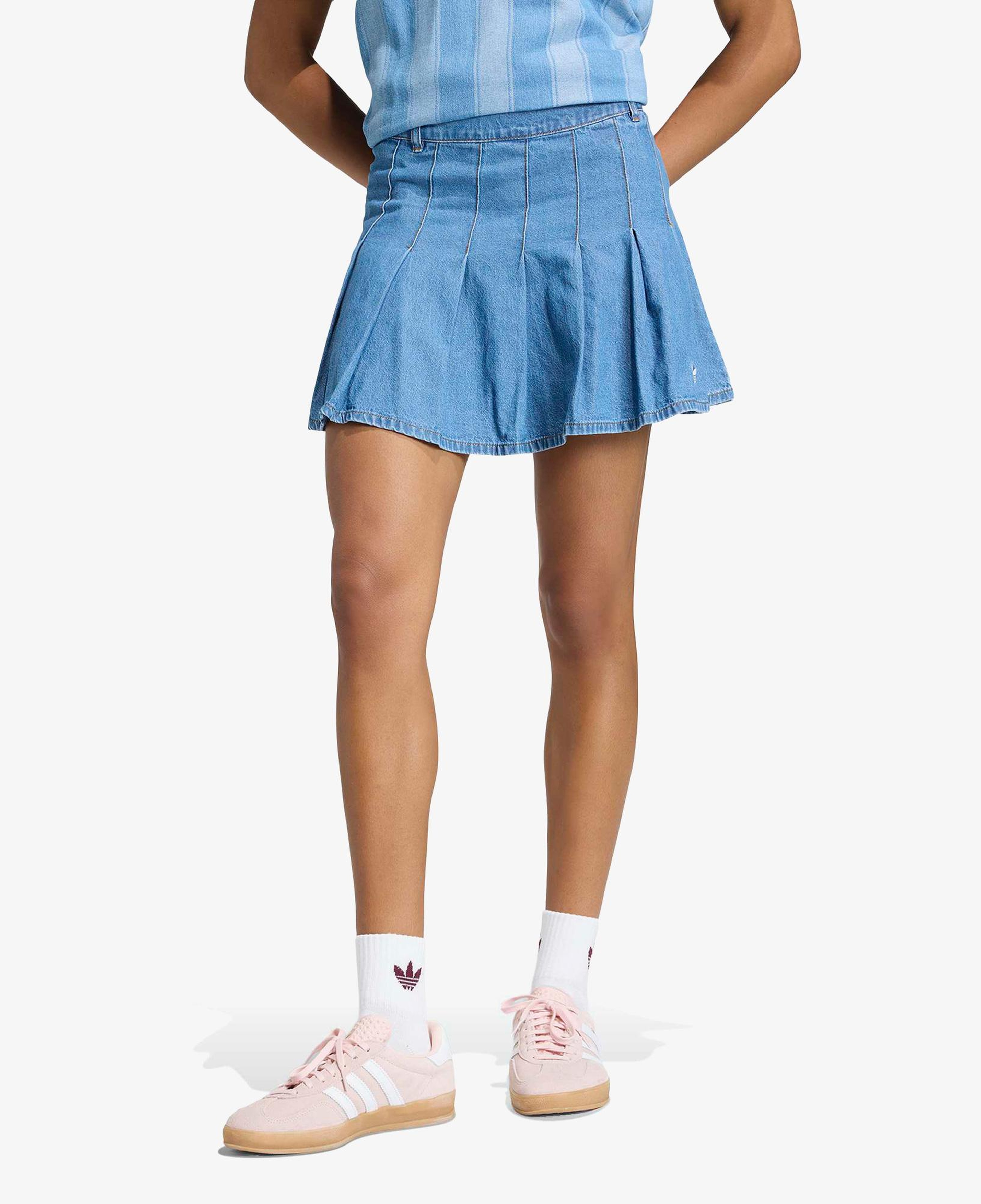 adidas Denim Kadın Mavi Etek