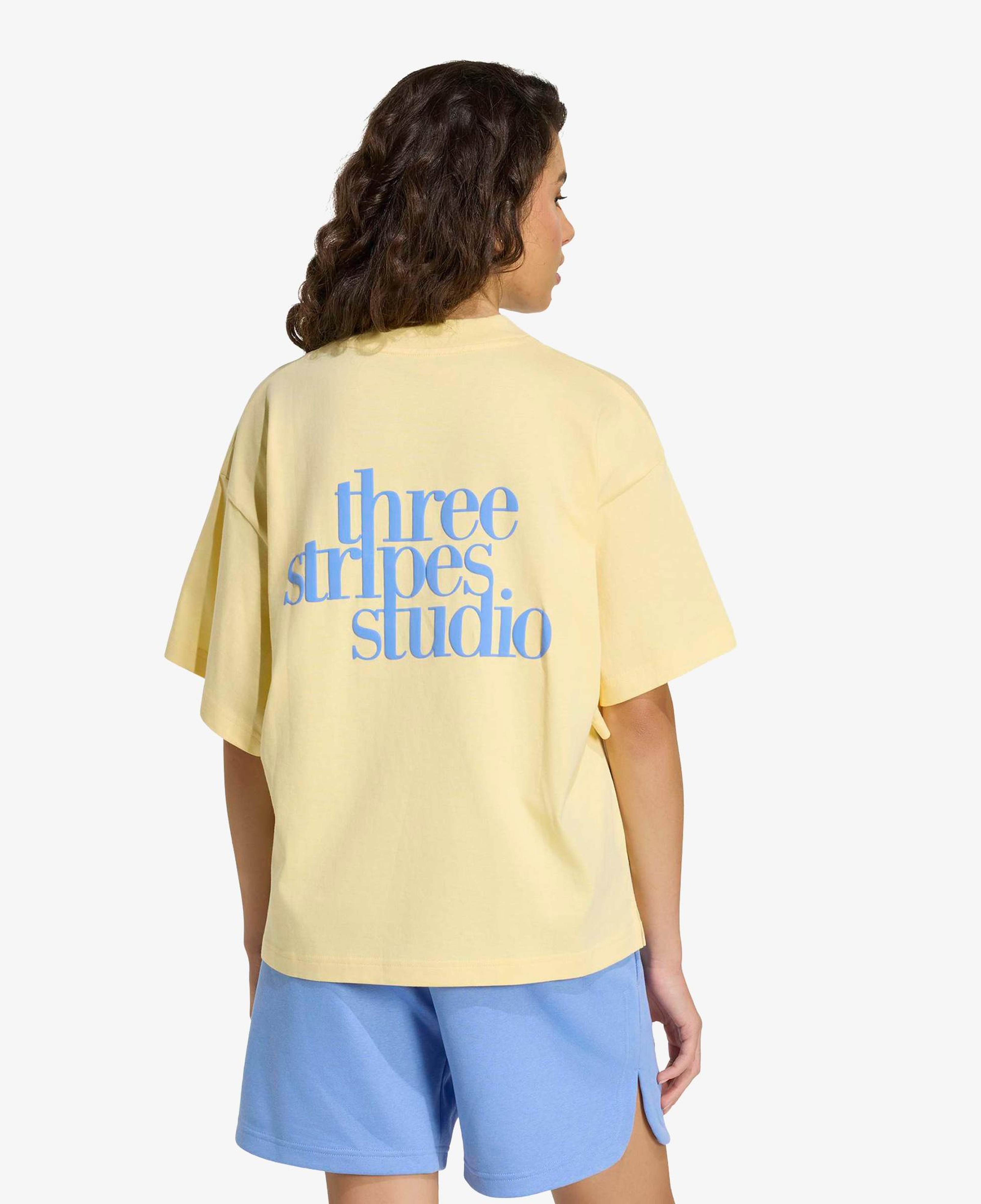 adidas 3Ss Gfx Kadın Sarı T-Shirt