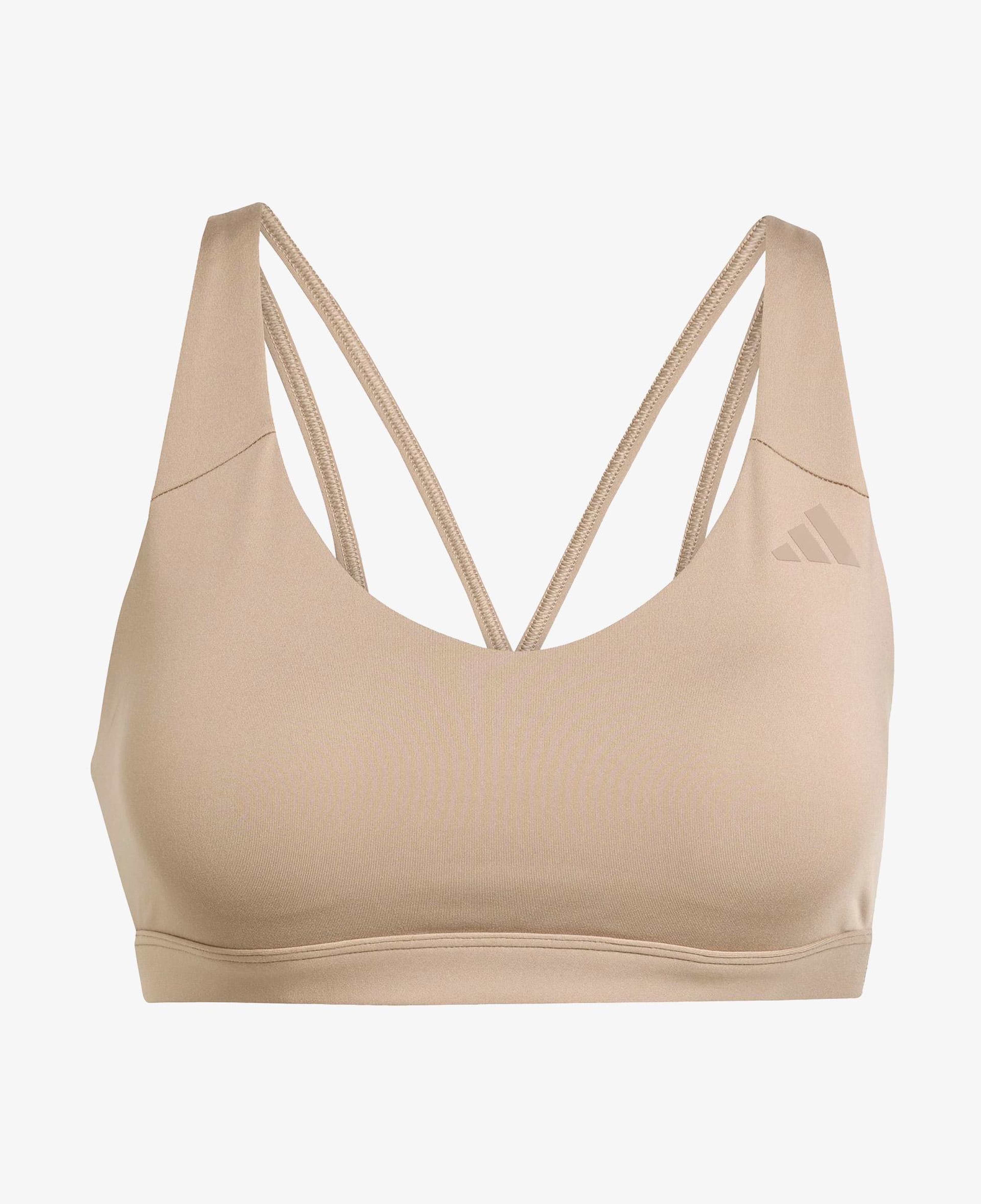 adidas All Me Essentials Orta Destekli Kadın Kahverengi Antrenman Bra