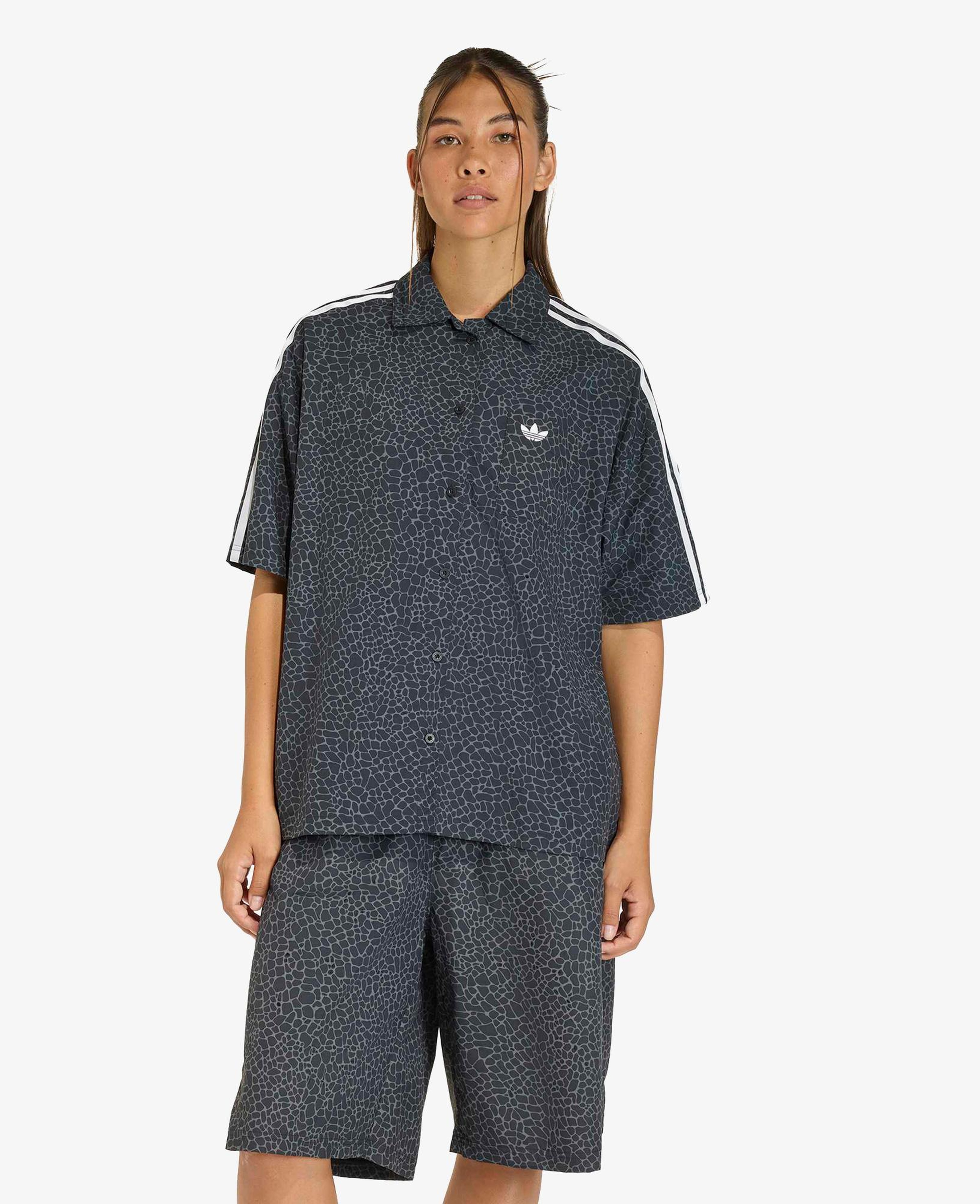 adidas Aop Kadın Siyah Gömlek