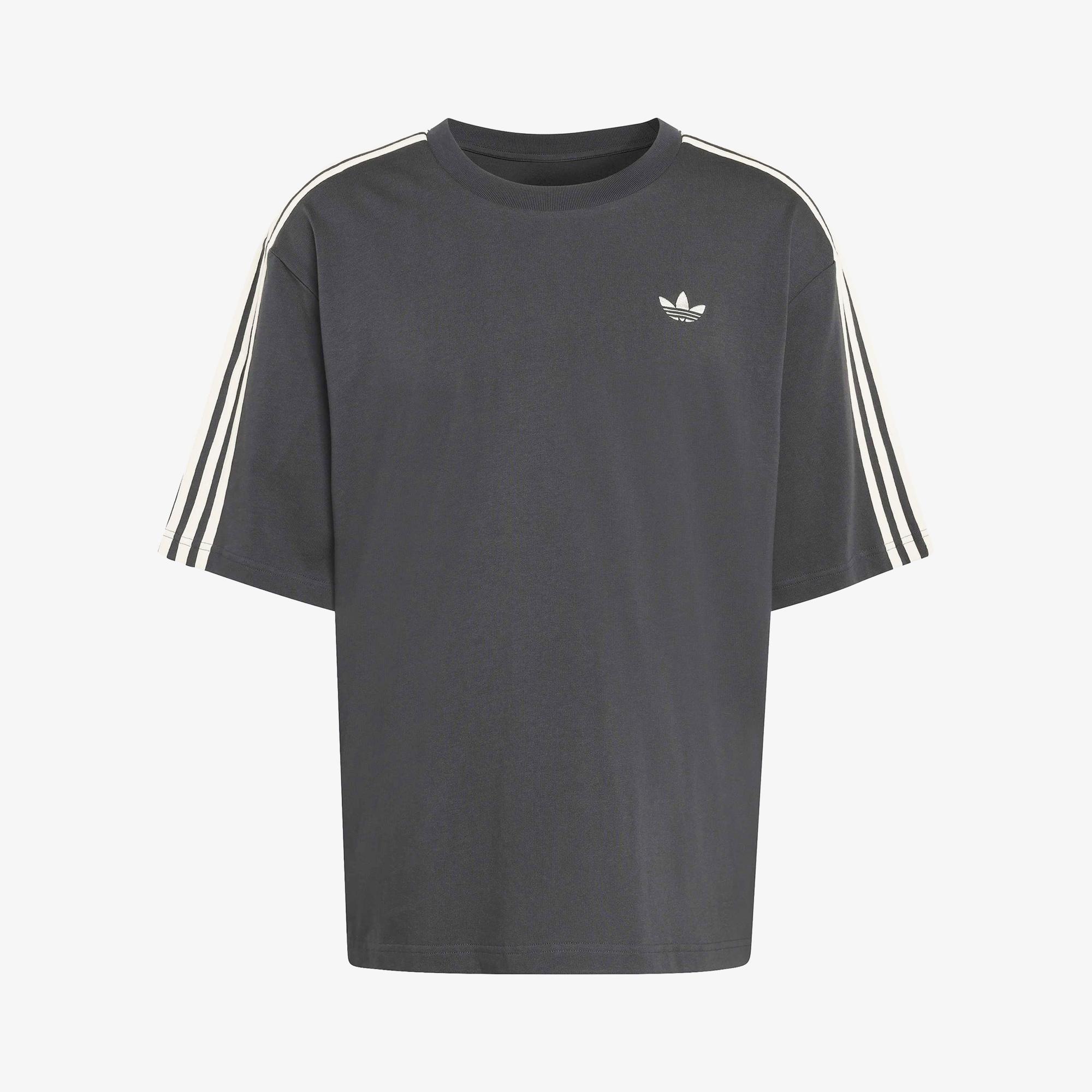 adidas 3S Tee Erkek Gri T-Shirt