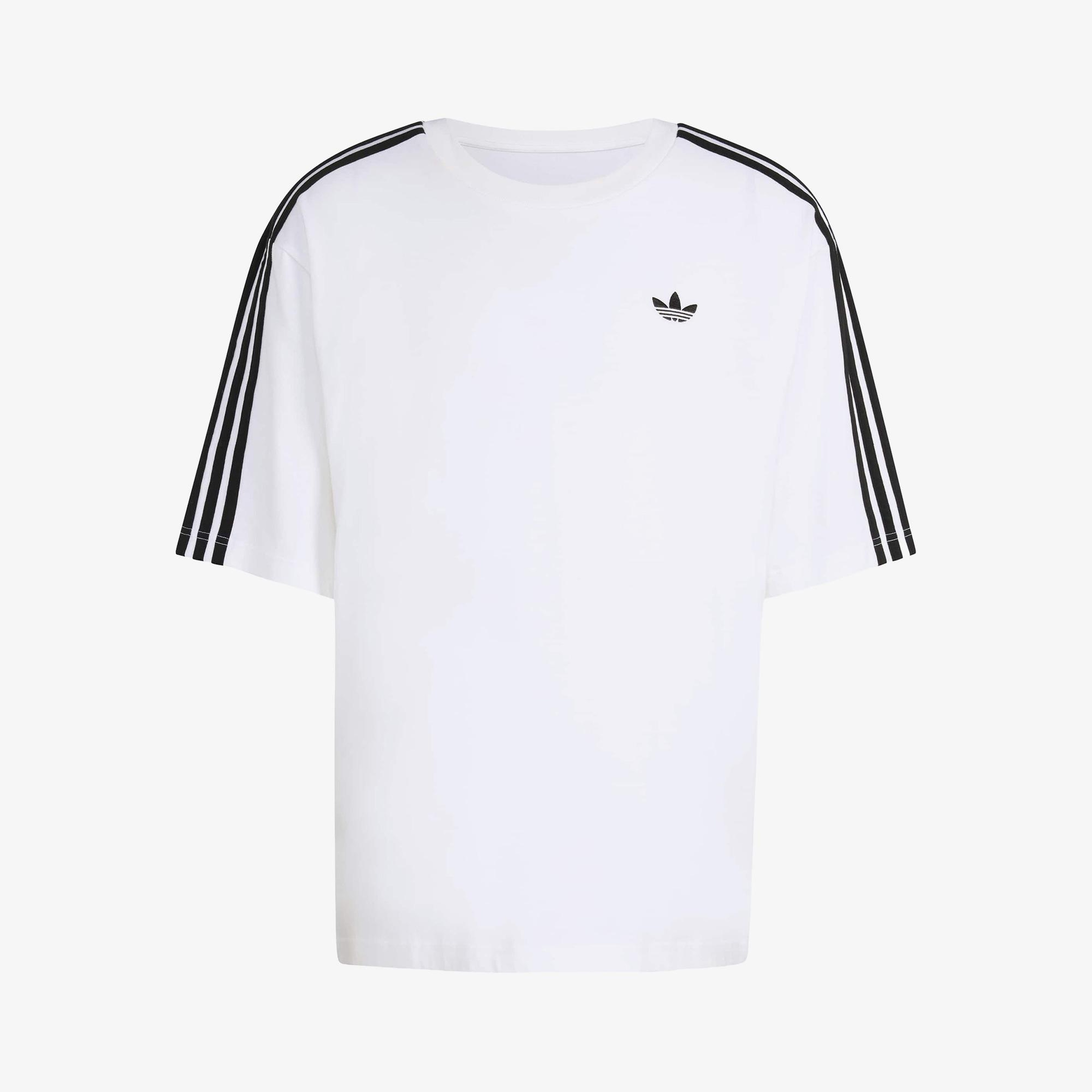 adidas 3Striped Erkek Beyaz T-Shirt