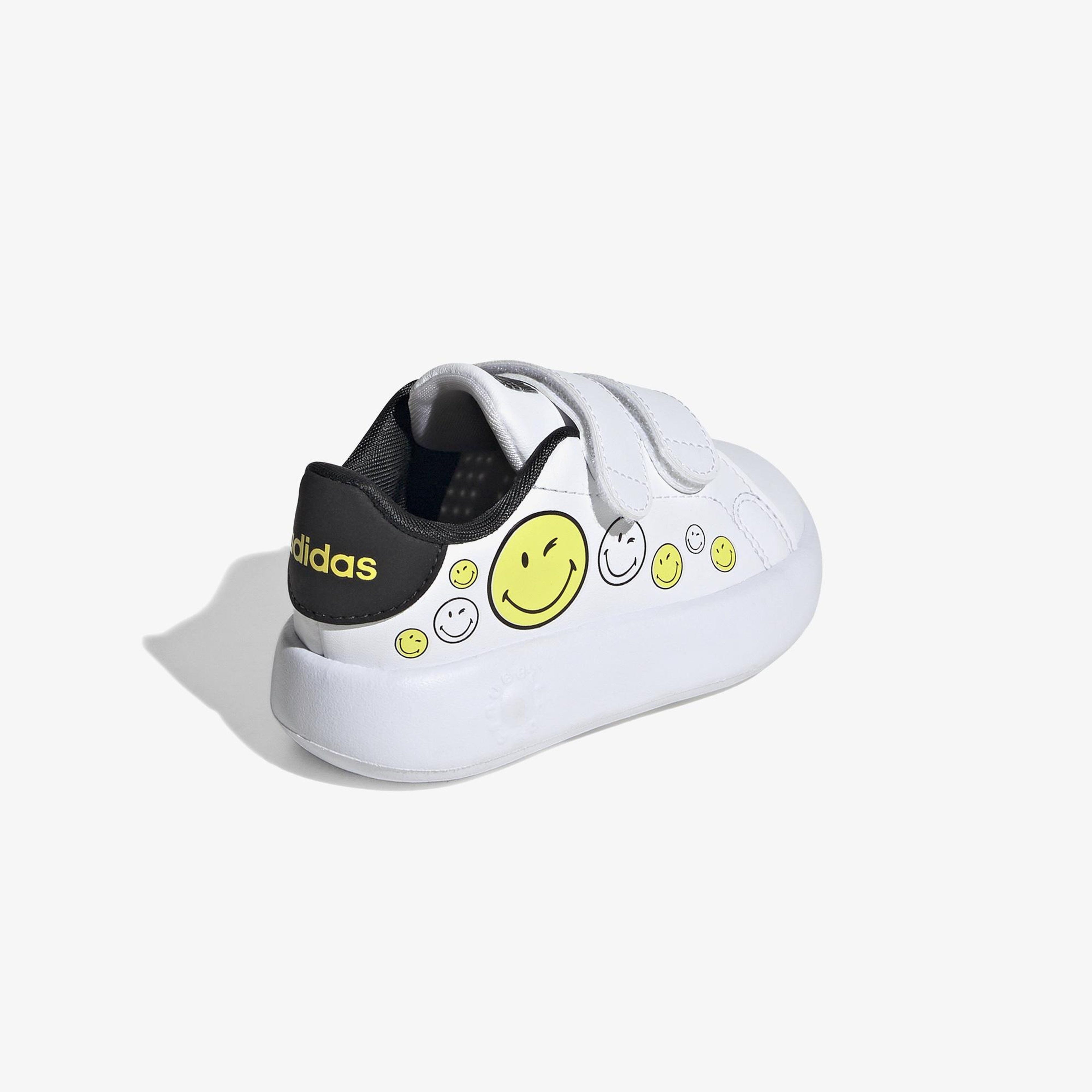 adidas Advantage Smiley Çocuk Beyaz Sneaker