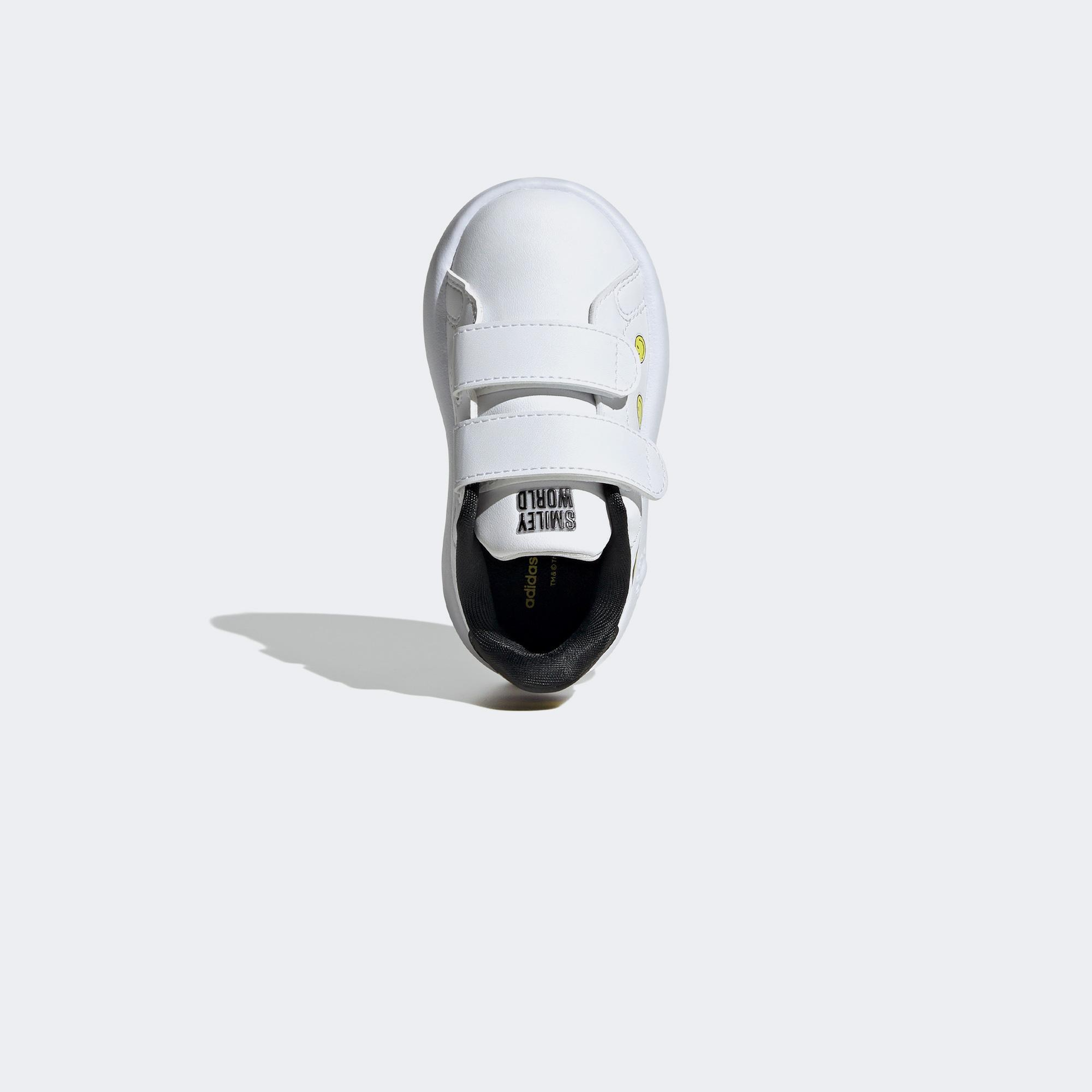 adidas Advantage Smiley Çocuk Beyaz Sneaker