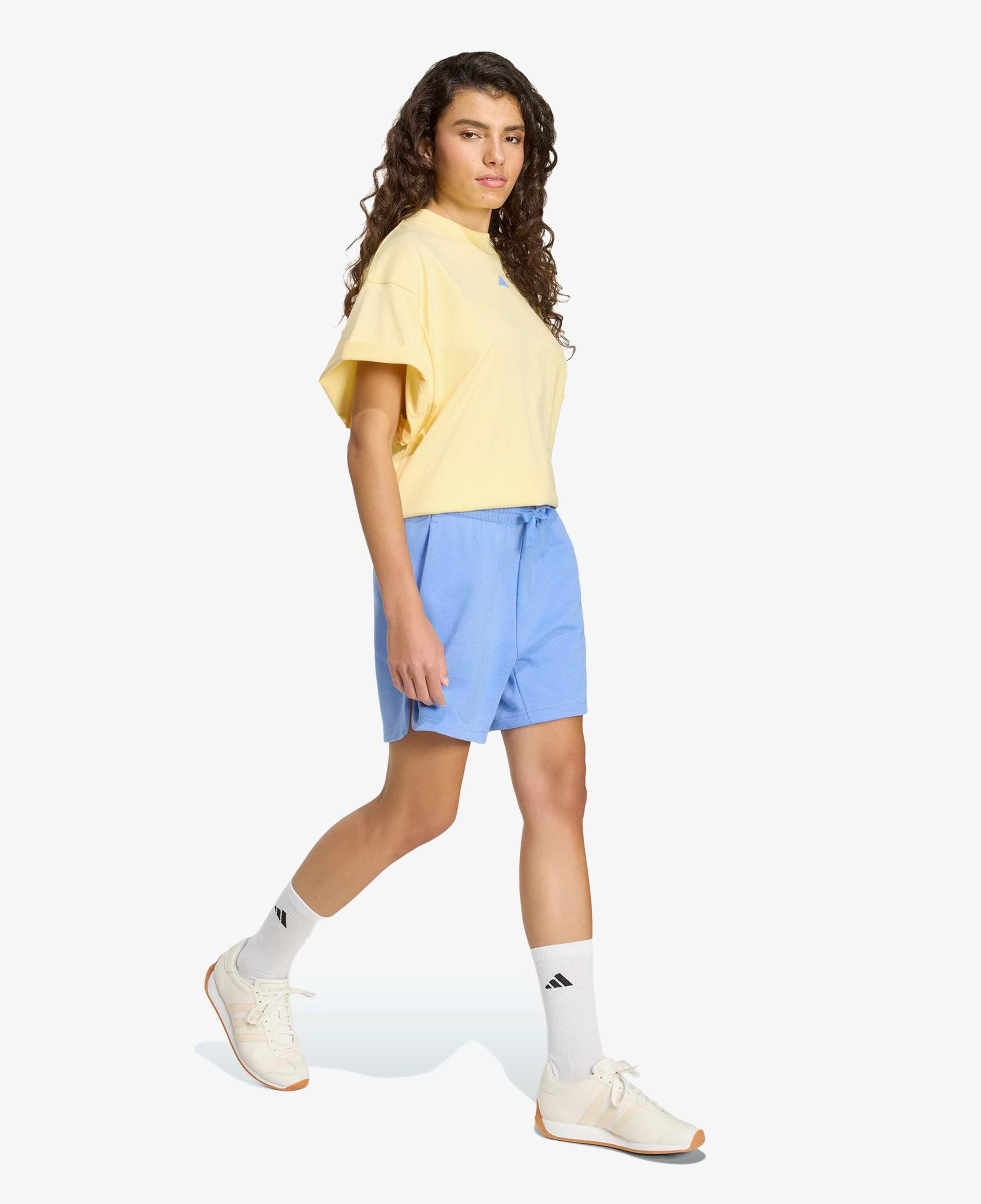 adidas 3Ss Gfx Kadın Sarı T-Shirt