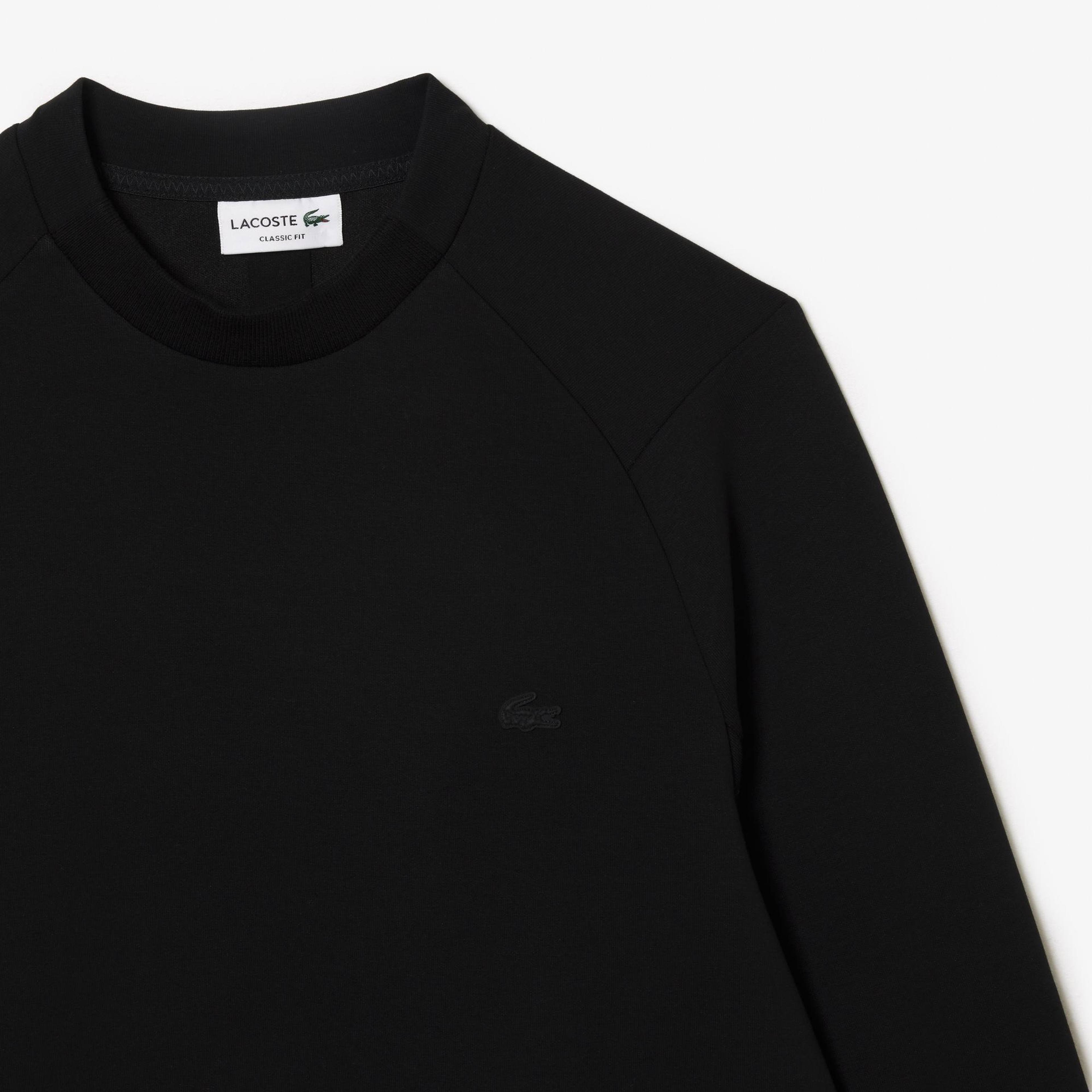 Erkek Classic Fit Bisiklet Yaka Siyah Sweatshirt