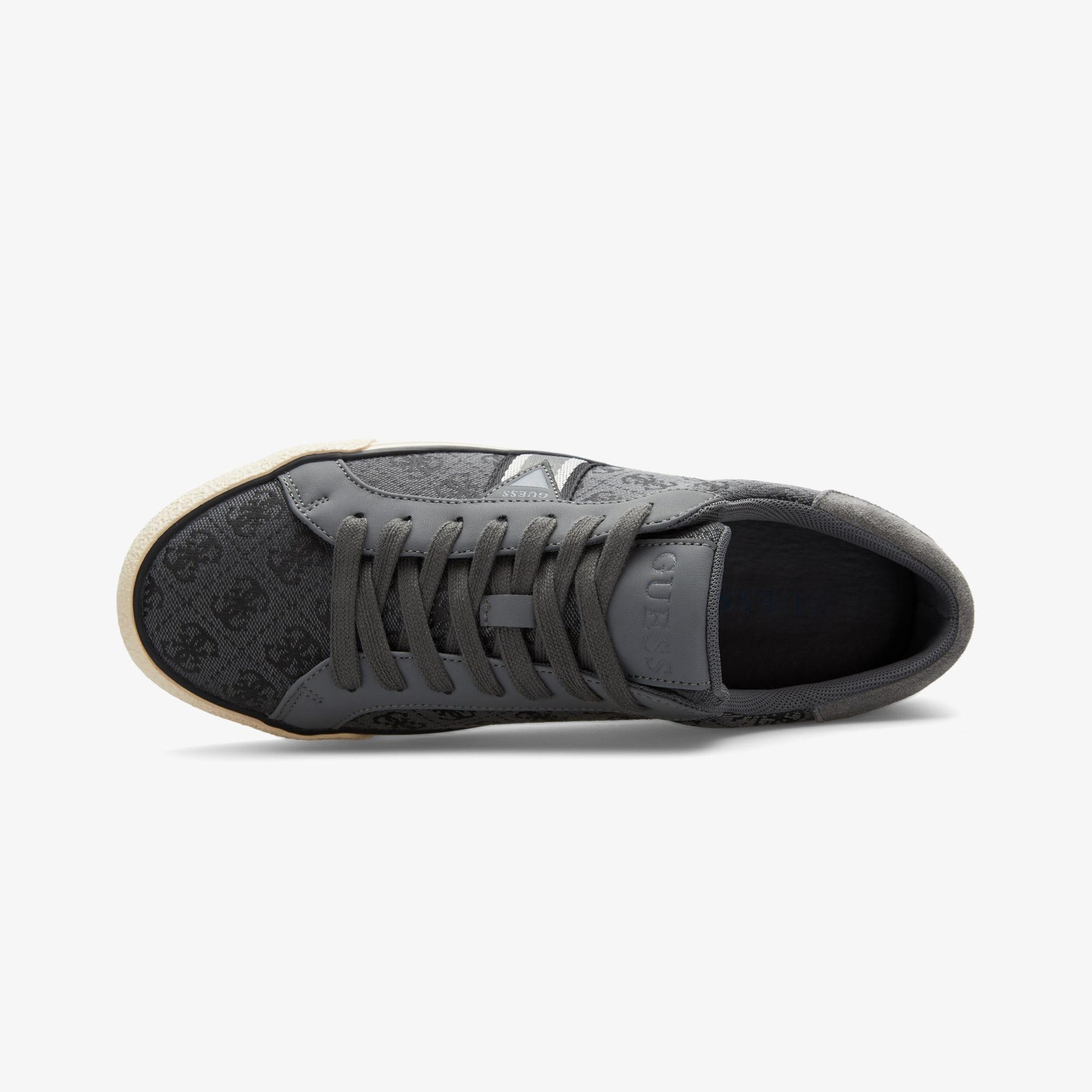 Guess Davor Deri Erkek Gri Sneaker