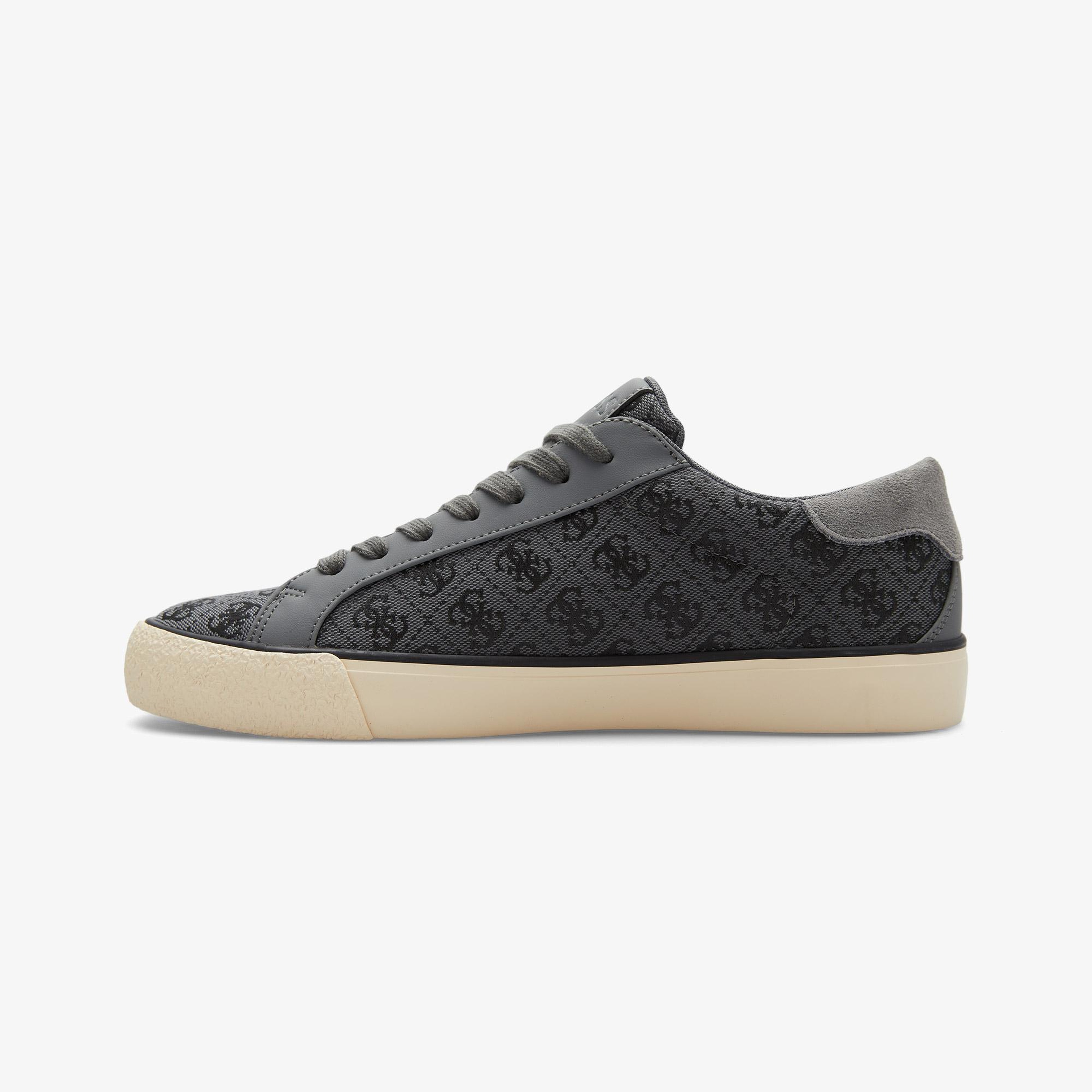 Guess Davor Deri Erkek Gri Sneaker