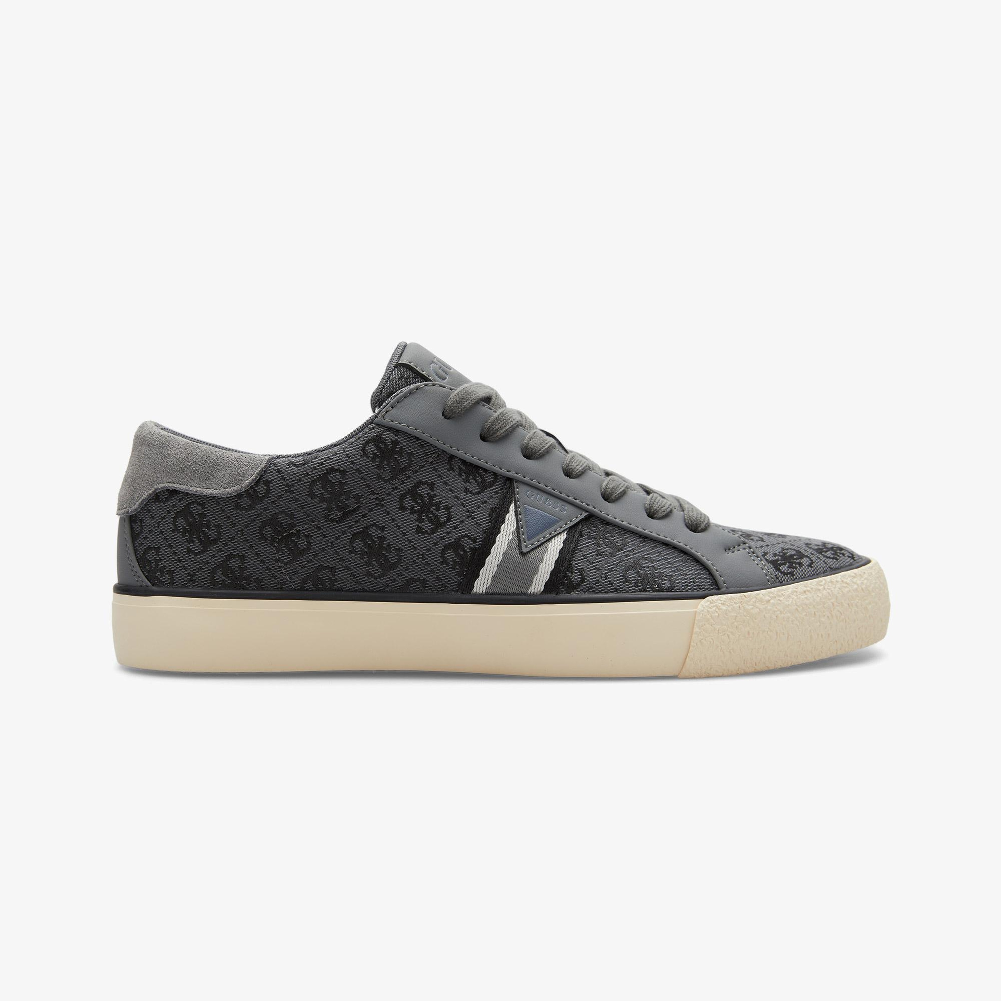 Guess Davor Deri Erkek Gri Sneaker