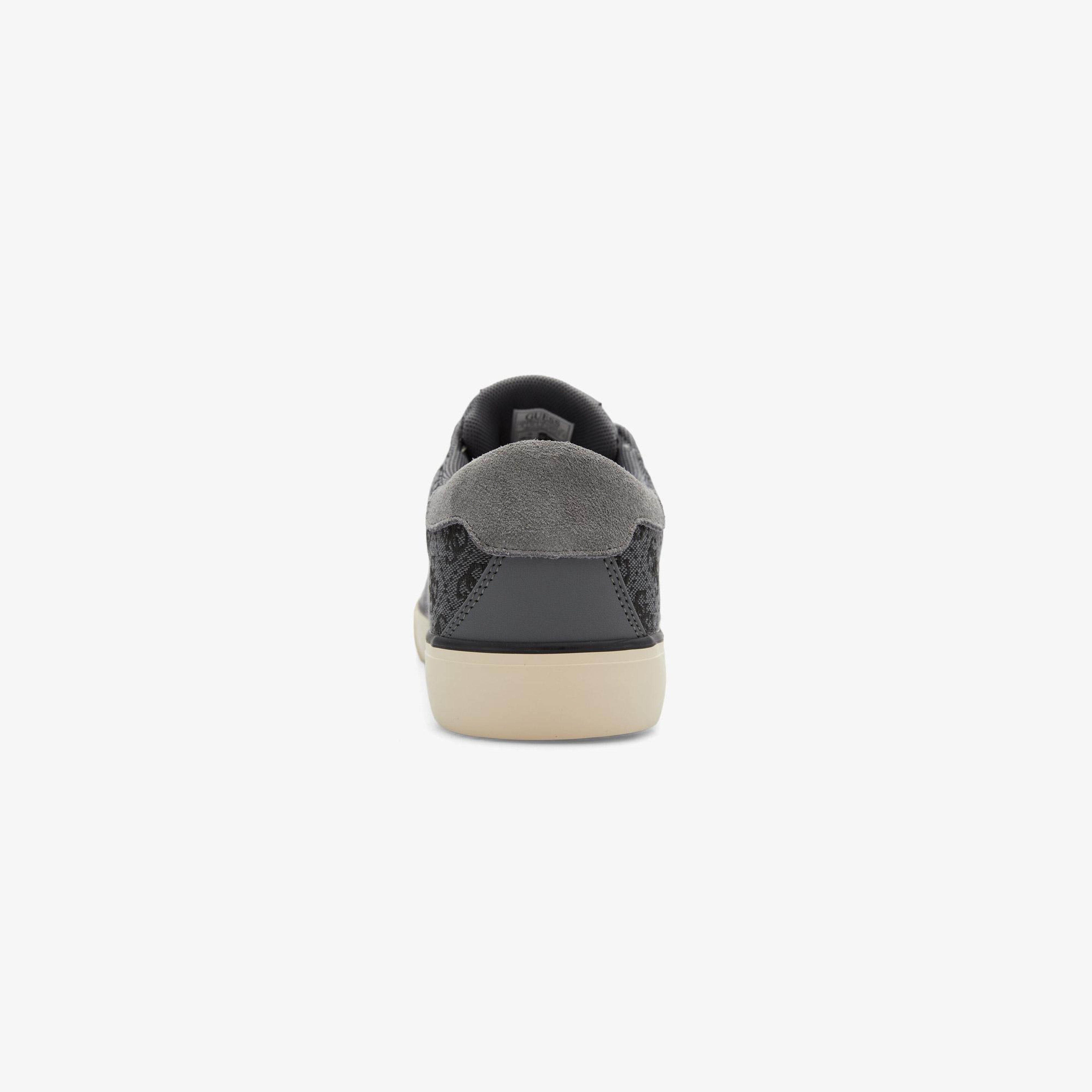 Guess Davor Deri Erkek Gri Sneaker