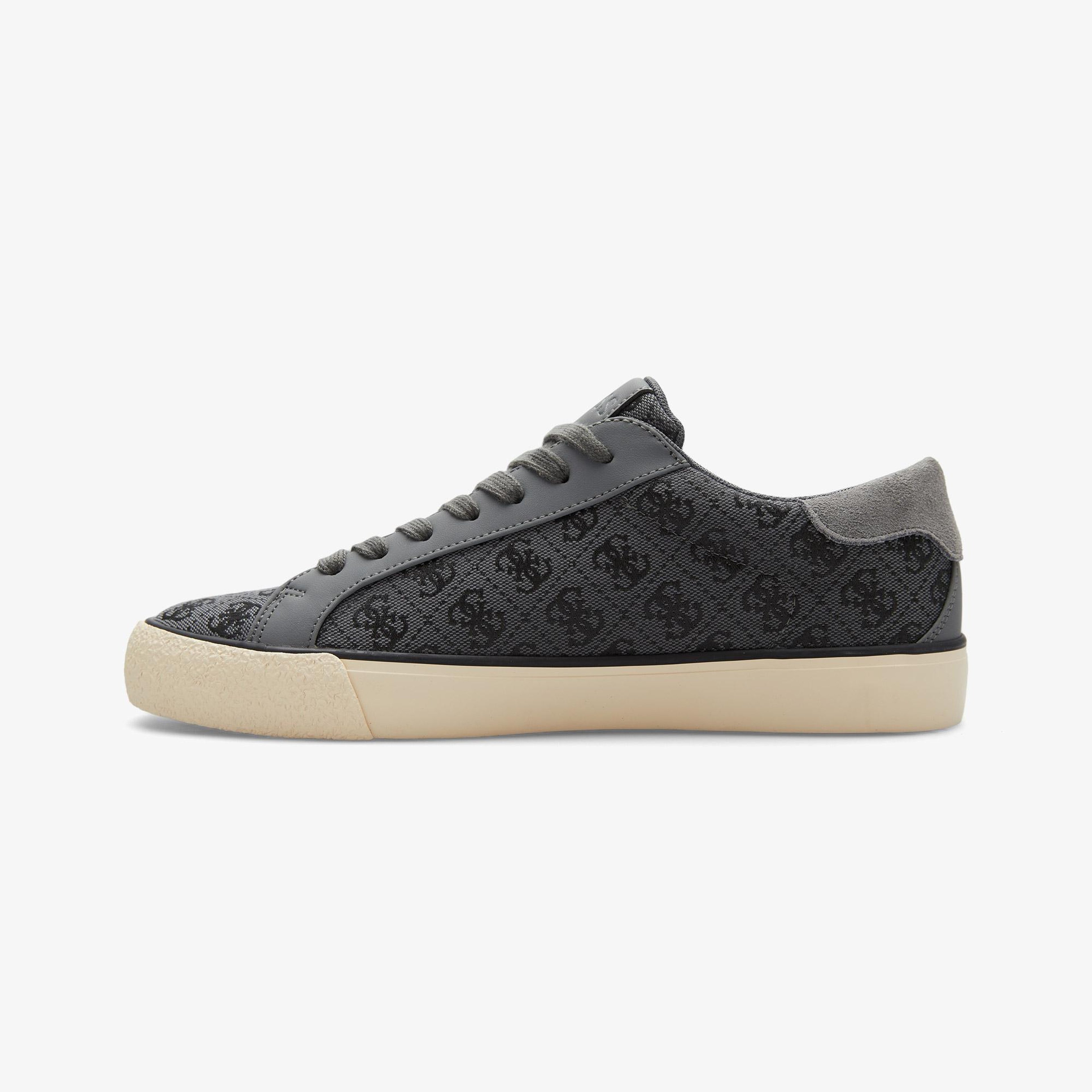 Guess Davor Deri Erkek Gri Sneaker