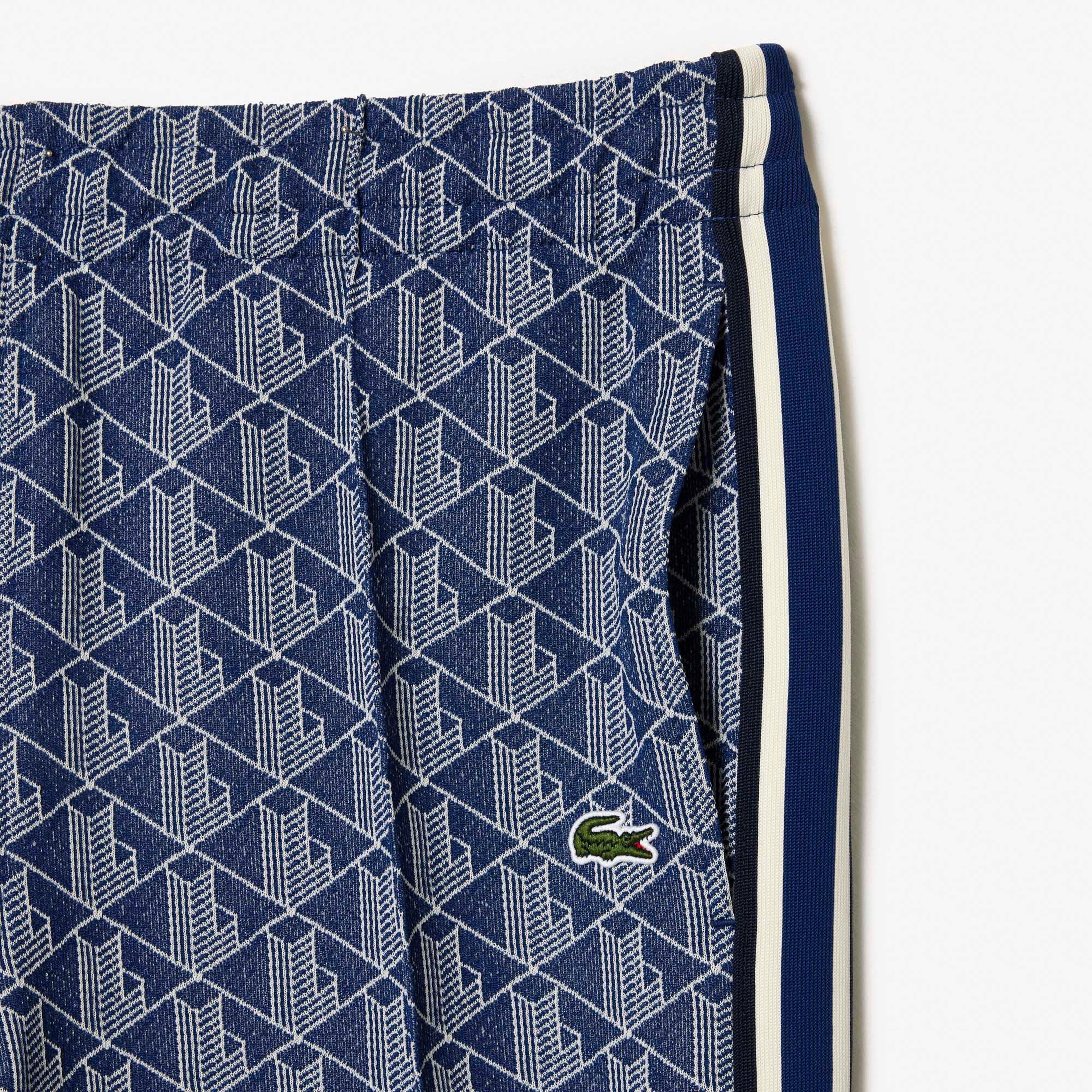 Lacoste Paris Erkek Regular Fit Monogram Lacivert Eşofman Altı