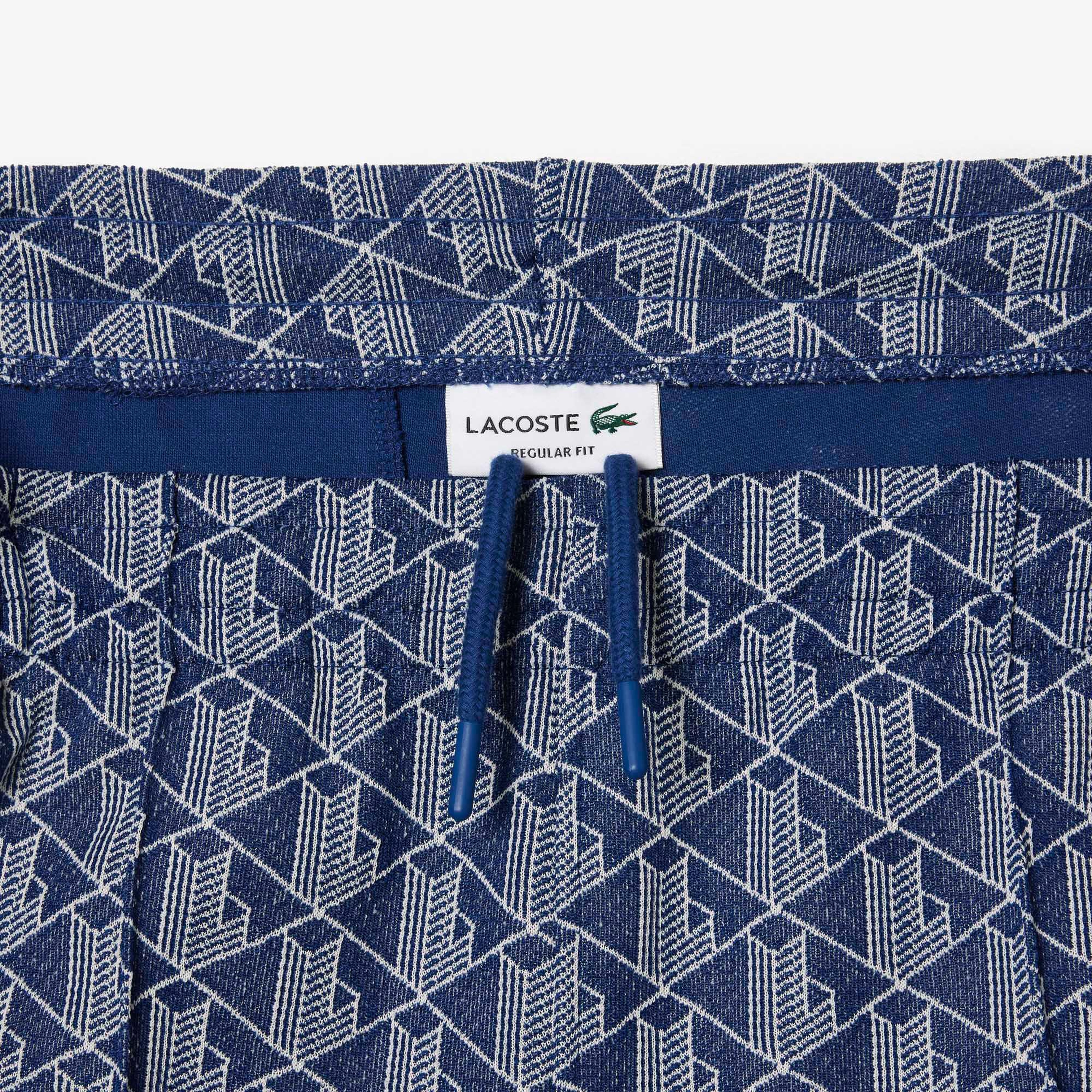 Lacoste Paris Erkek Regular Fit Monogram Lacivert Eşofman Altı