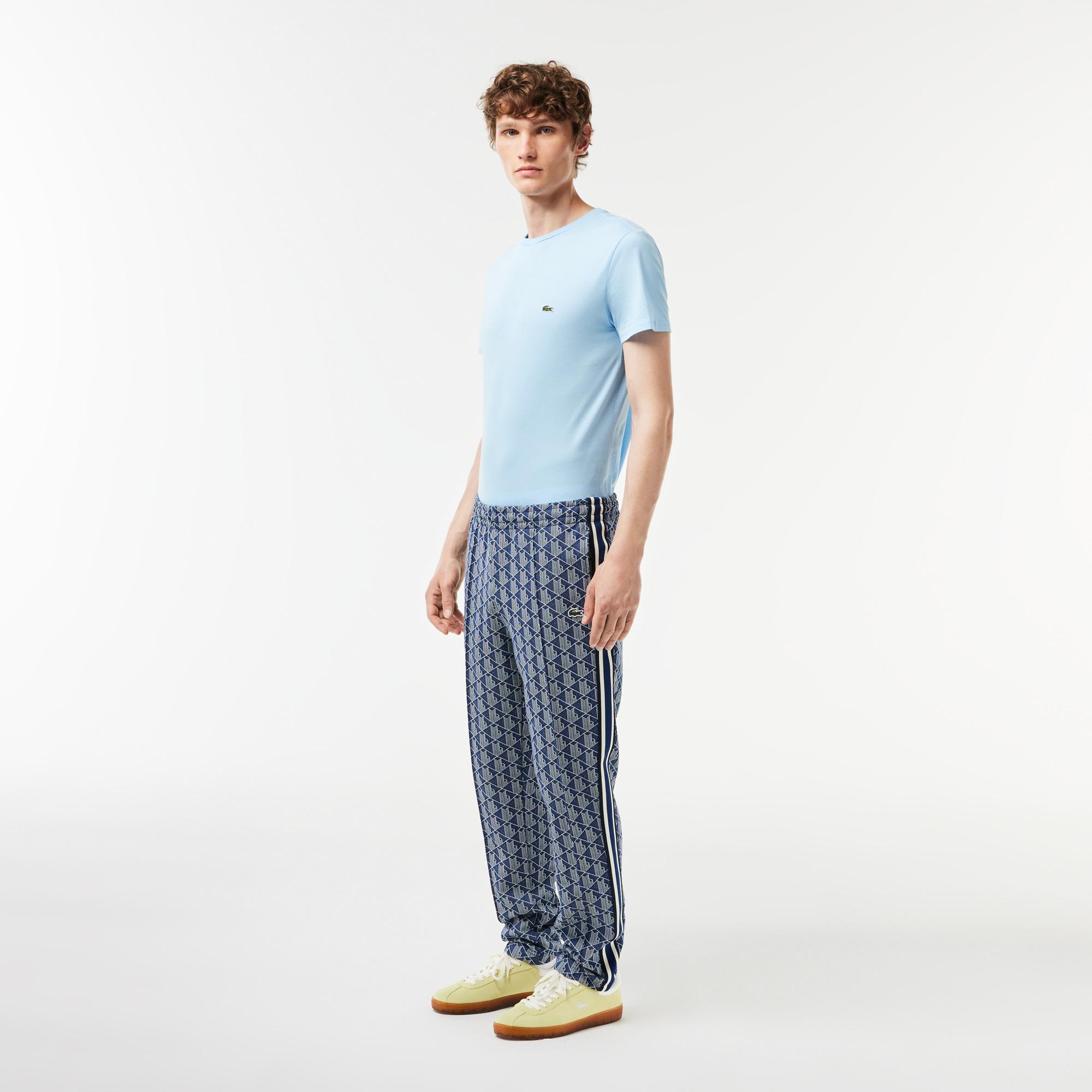 Lacoste Monogram Erkek Mavi Eşofman Altı