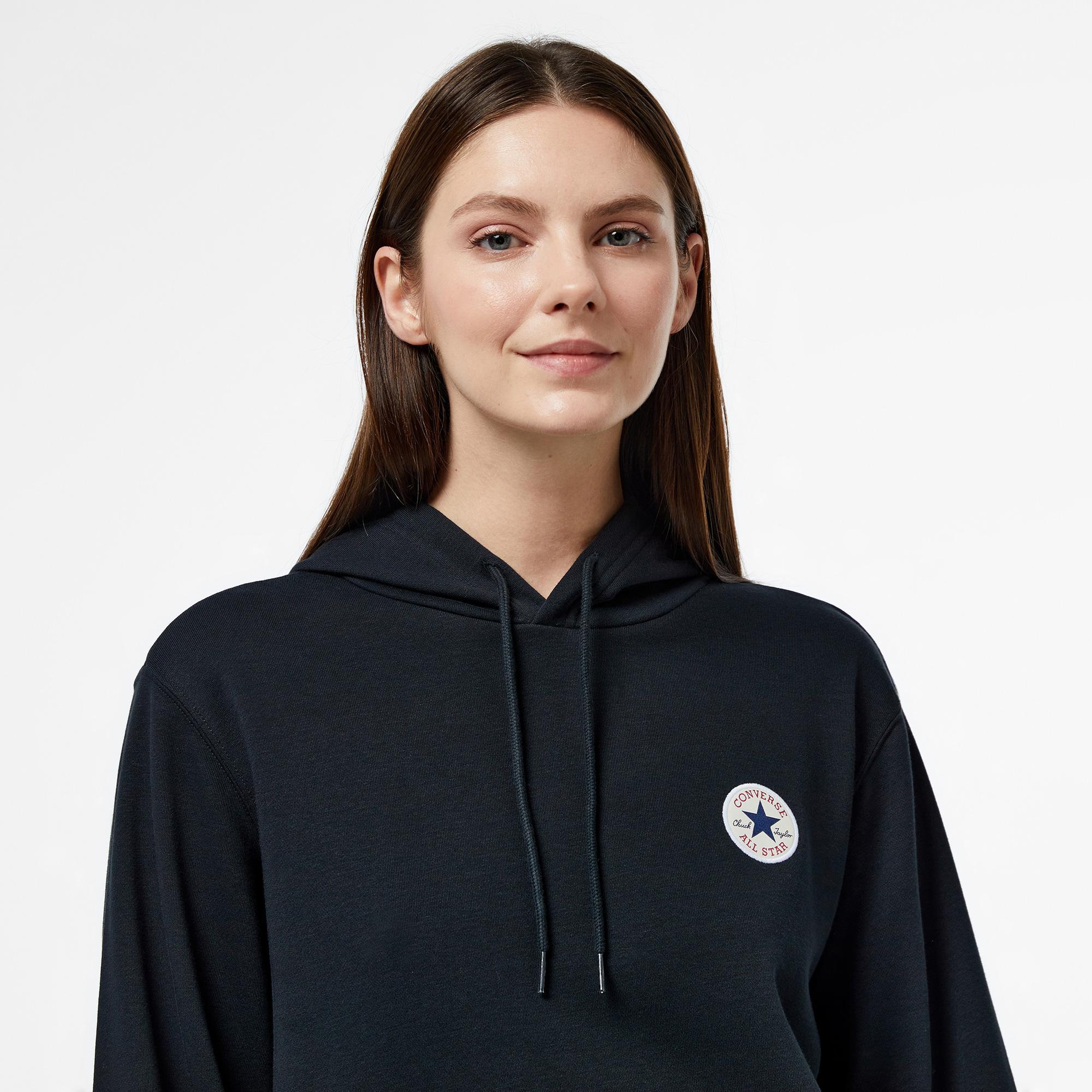 Converse Go To Unisex Siyah Hoodie