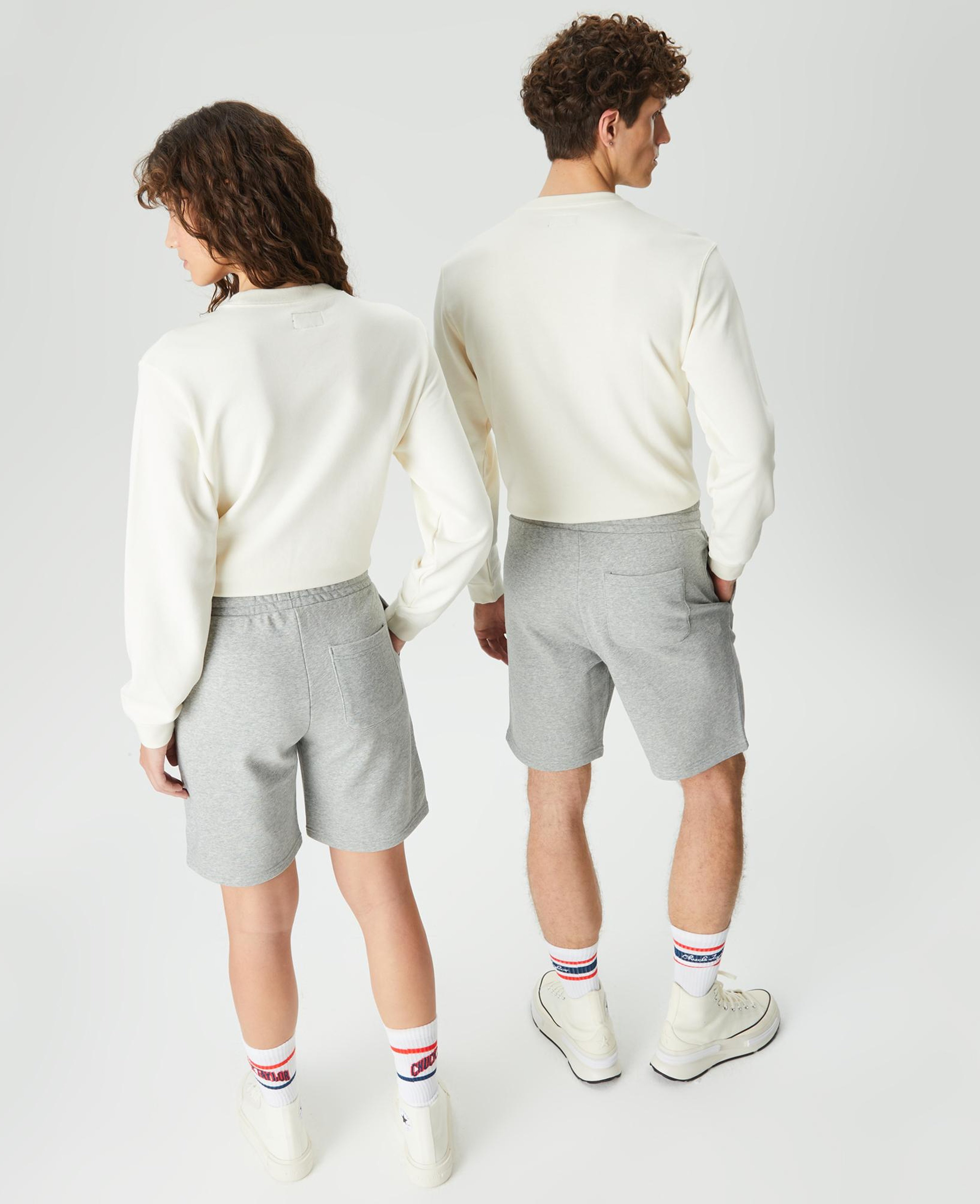 Converse Go-To Unisex Gri Şort