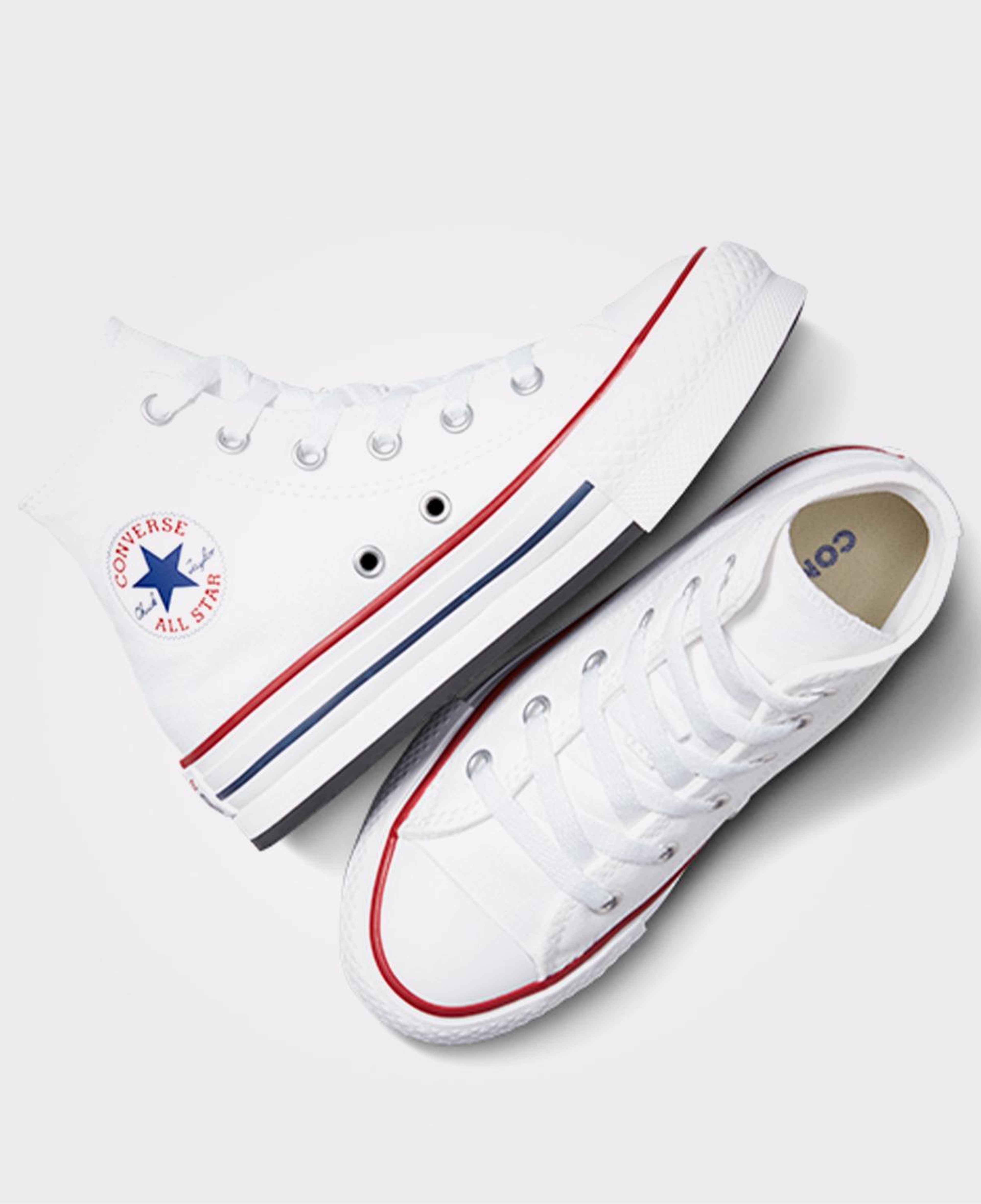 Converse Chuck Taylor All Star Eva Lift Canvas Platform Çocuk Beyaz Sneaker