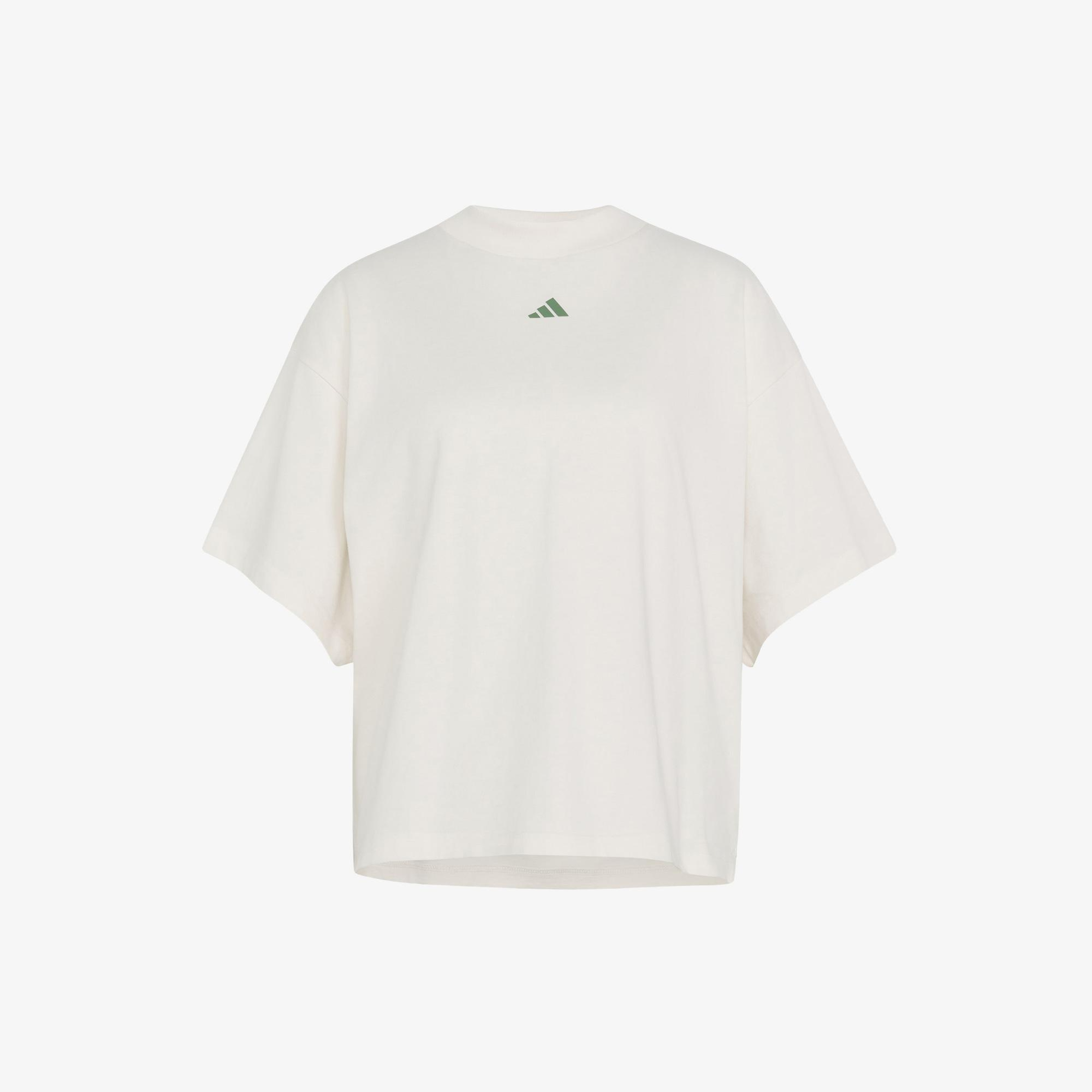 adidas 3Ss Gfx Tee2 Kadın Beyaz T-Shirt
