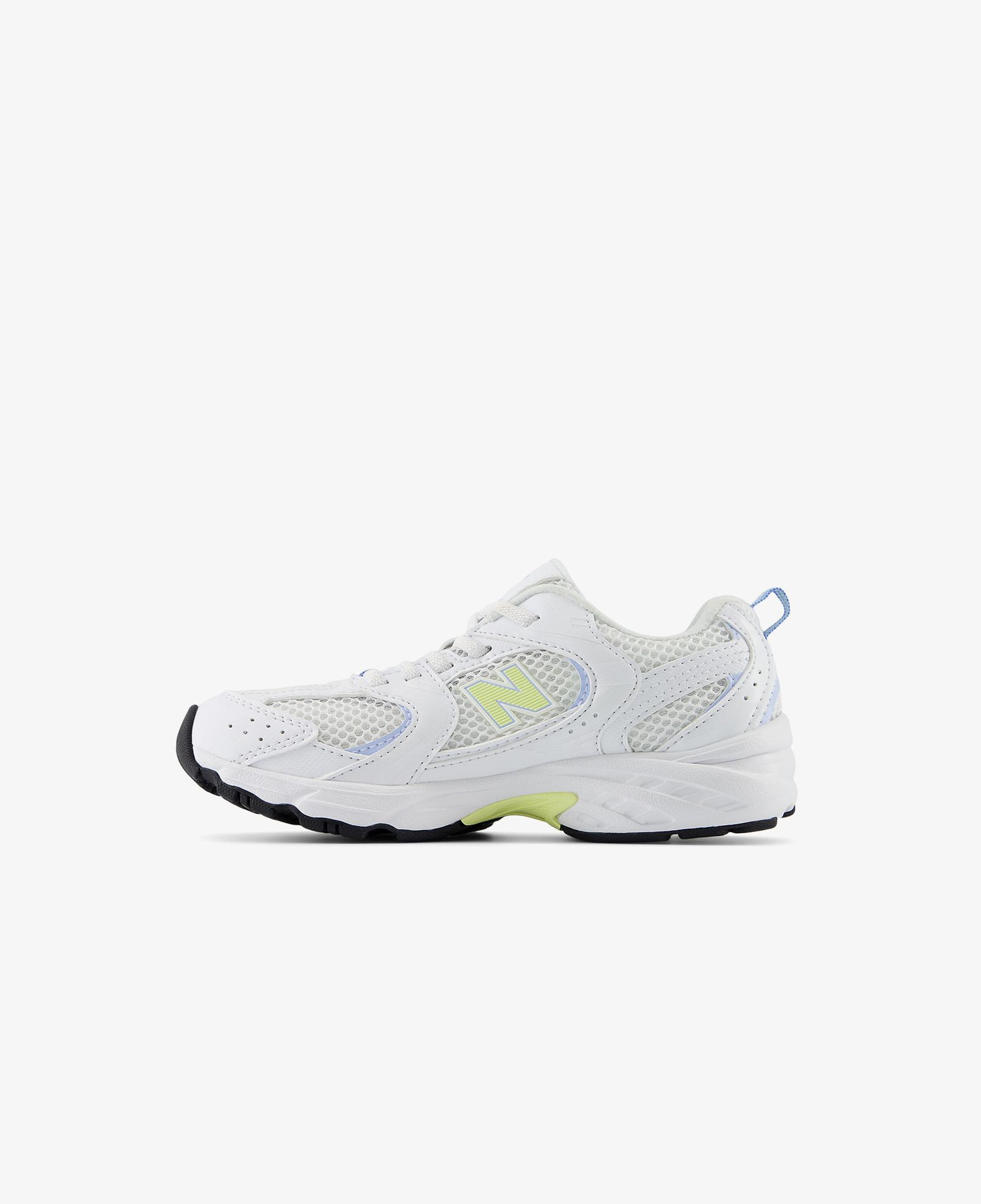 New Balance 530 Bungee Çocuk Açık Mavi Detaylı Beyaz Spor Ayakkabı