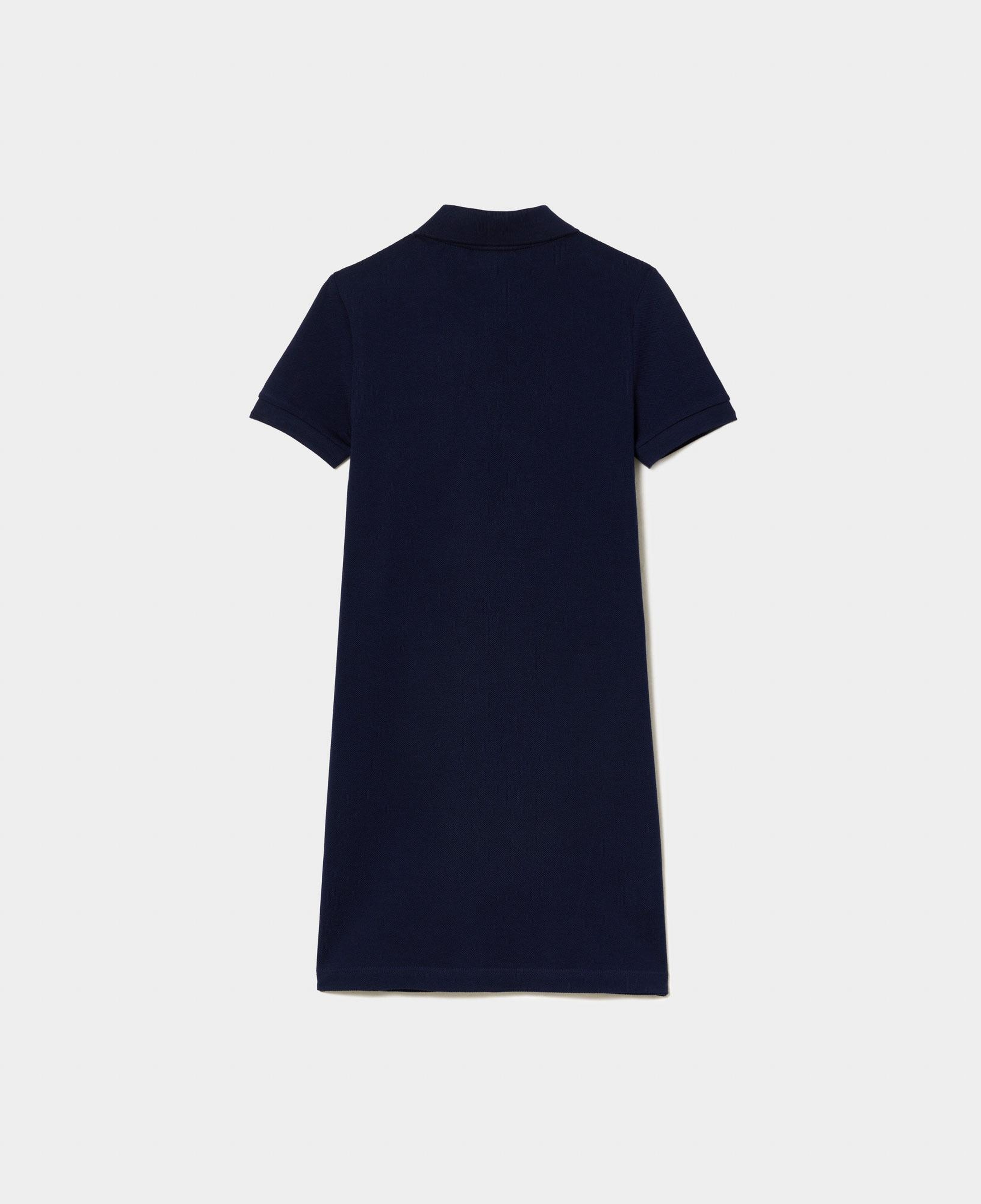 Lacoste Kız Çocuk Kısa Kollu Polo Yaka Lacivert Elbise