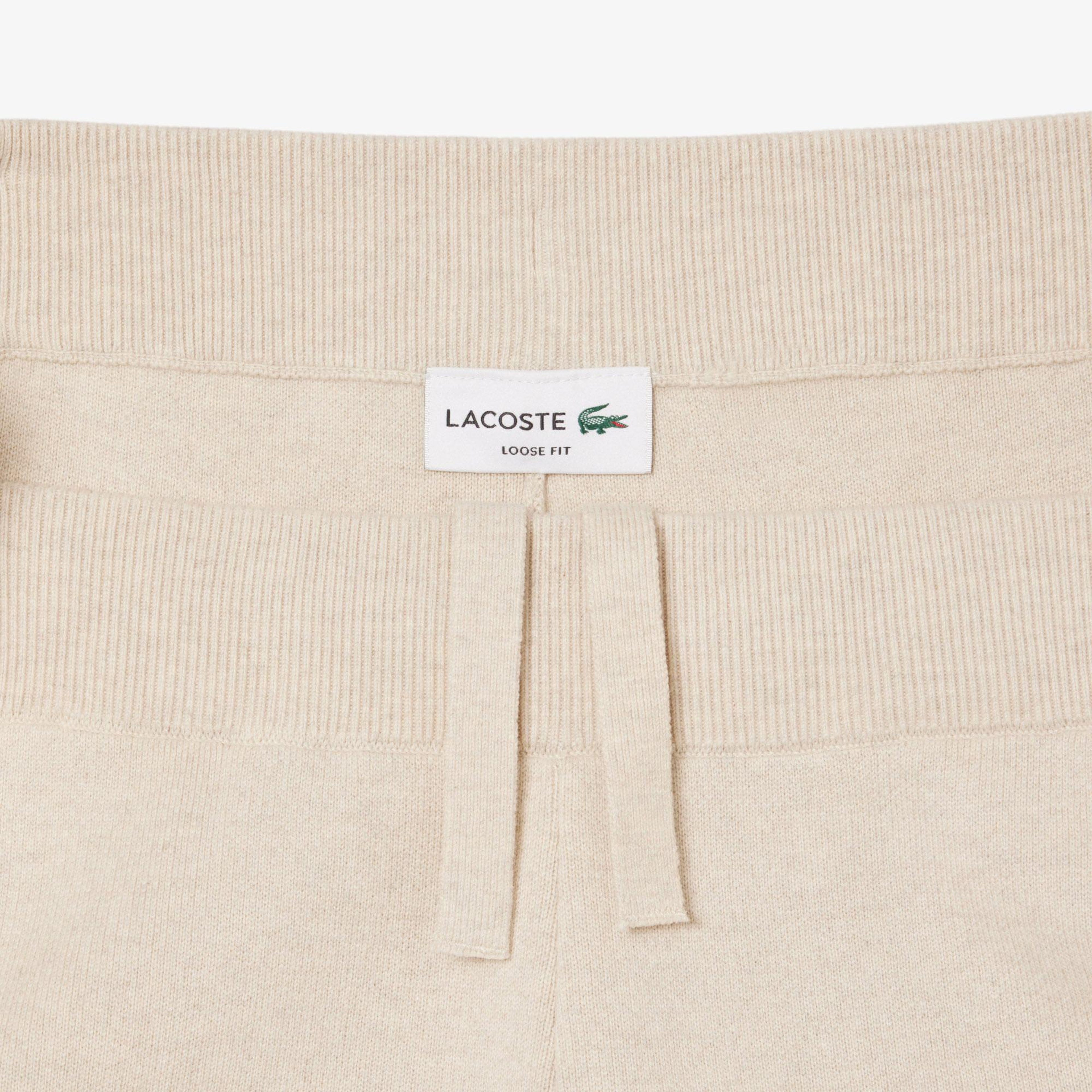 Erkek Loose Fit Bej Eşofman Altı