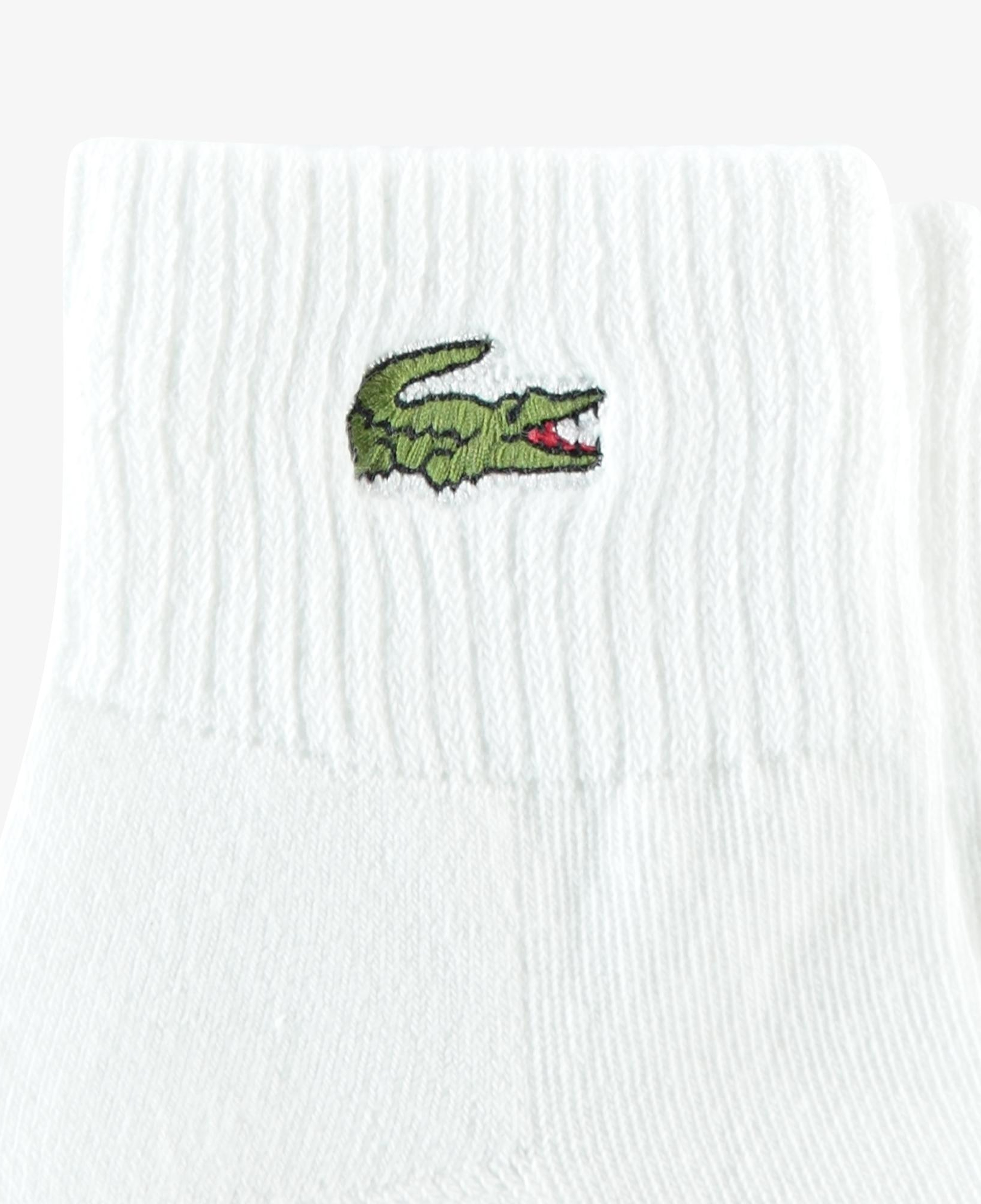 Lacoste Unisex Beyaz Çorap