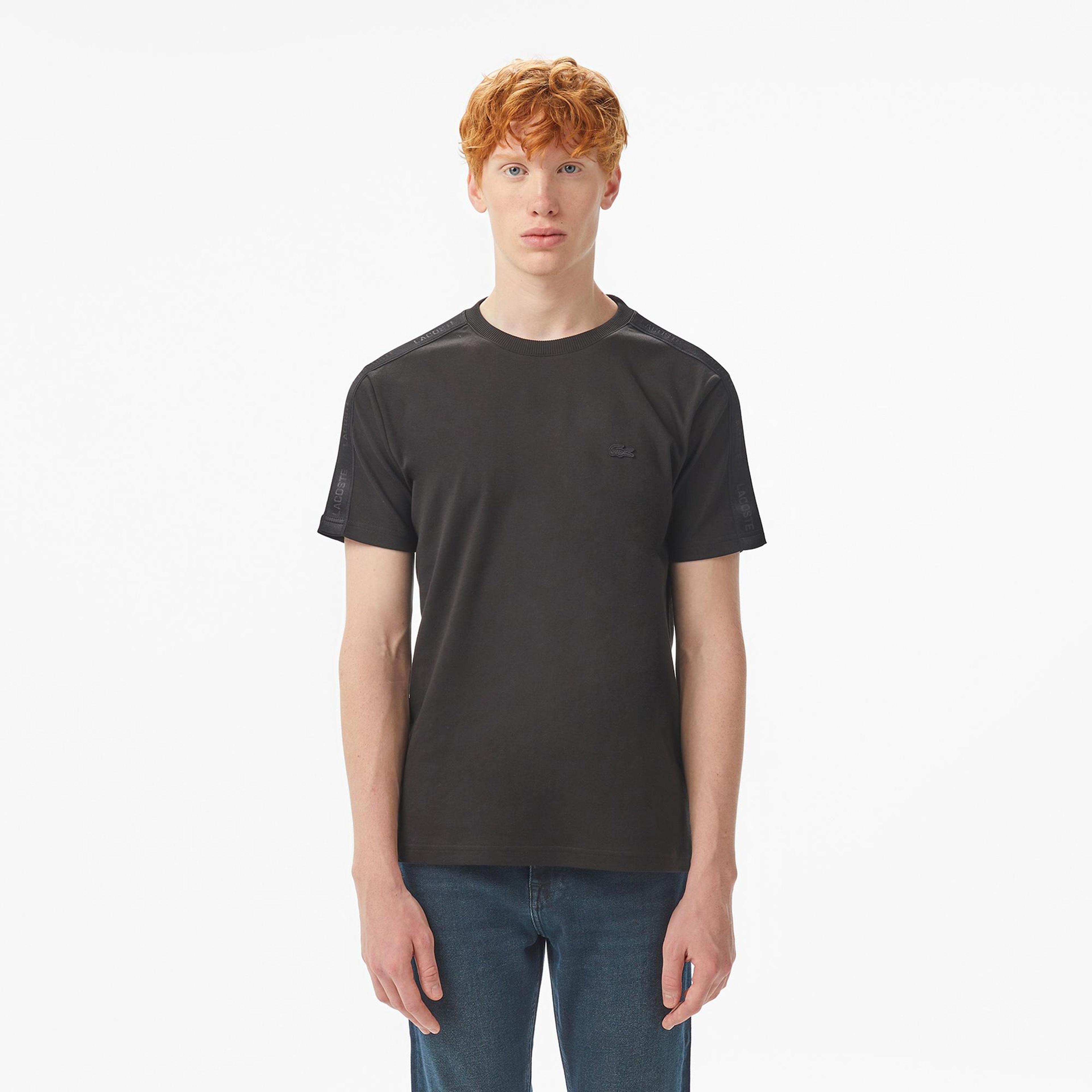 Erkek Oversize Fit Bisiklet Yaka Siyah T-Shirt