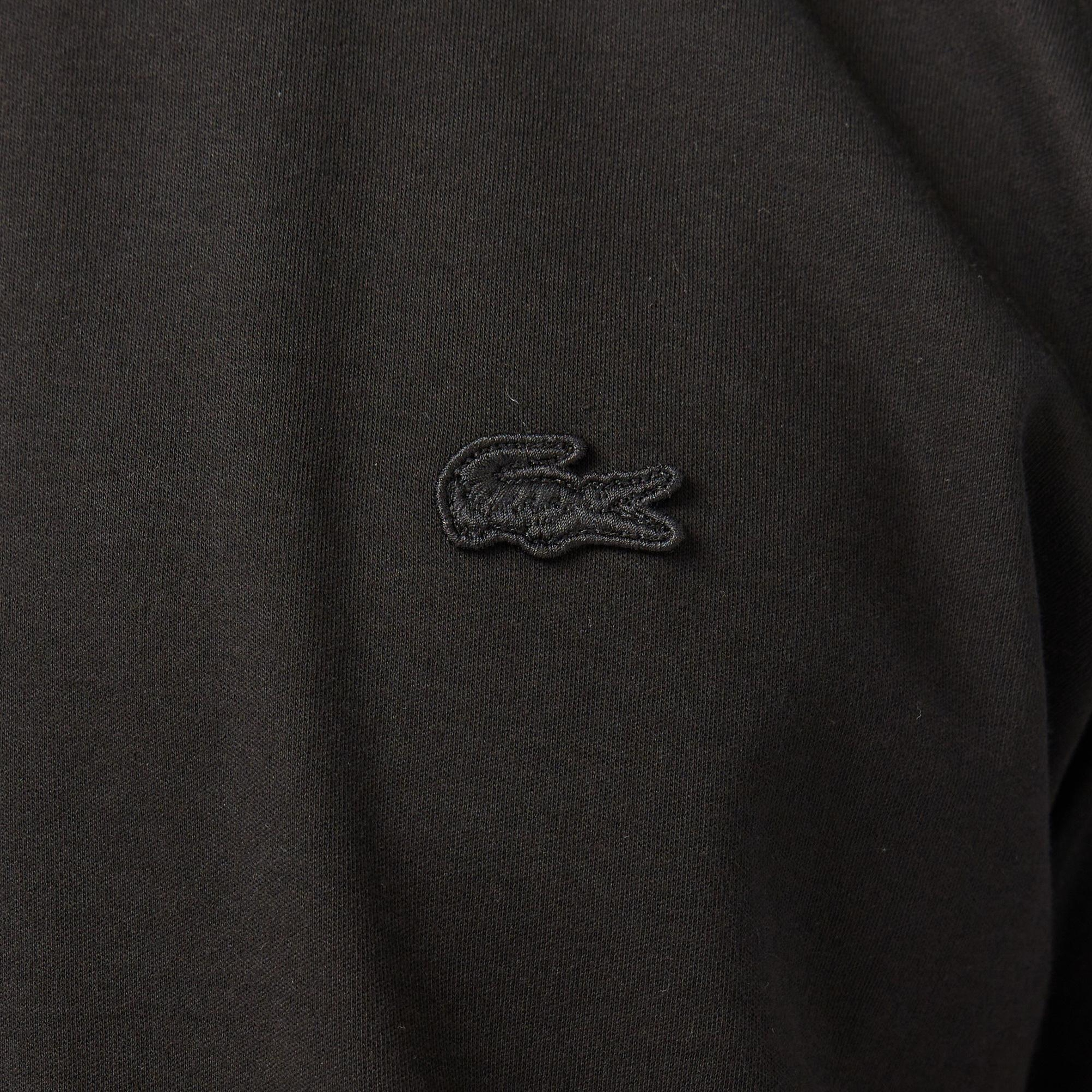 Erkek Oversize Fit Bisiklet Yaka Siyah T-Shirt