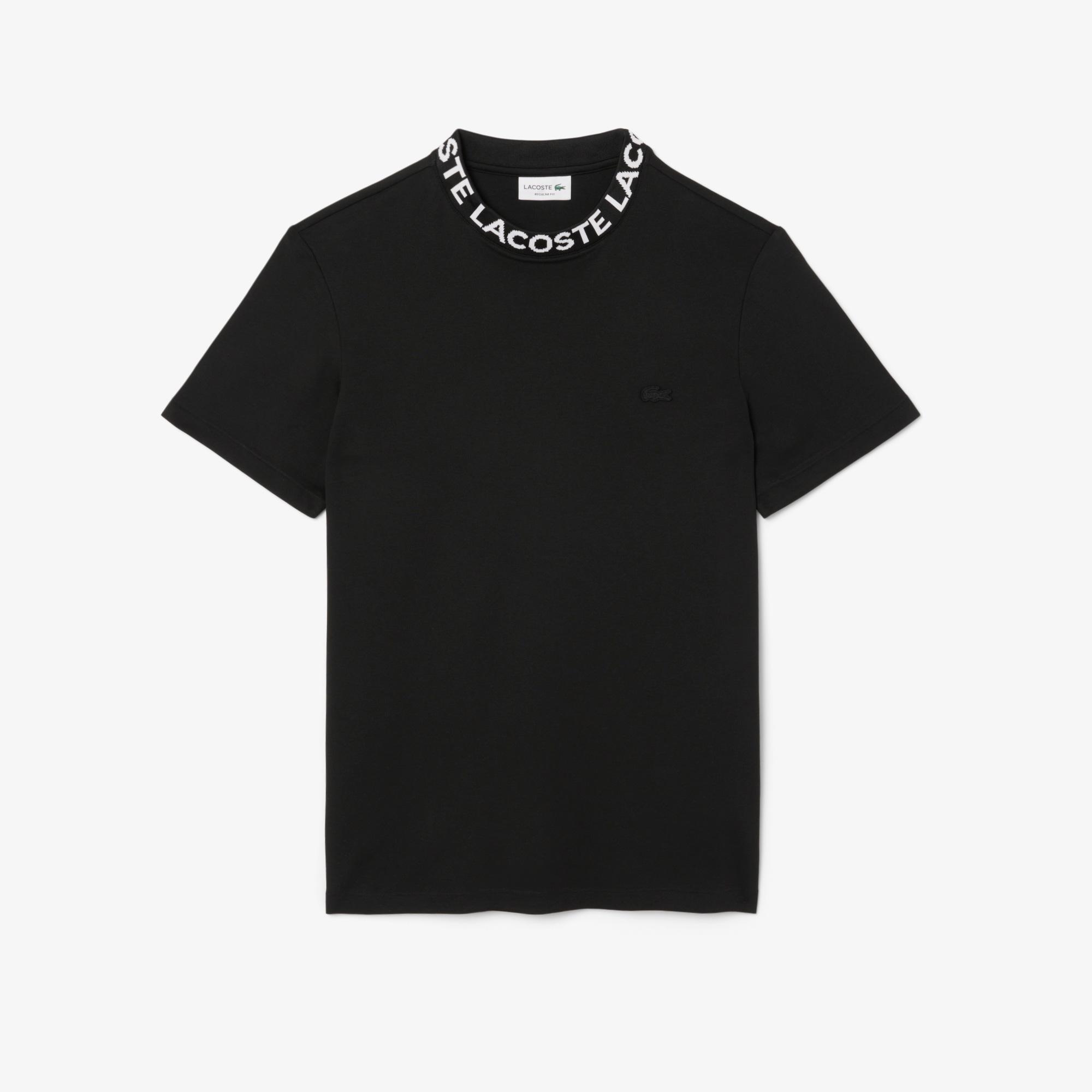 Erkek Regular Fit Bisiklet Yaka Siyah T-Shirt