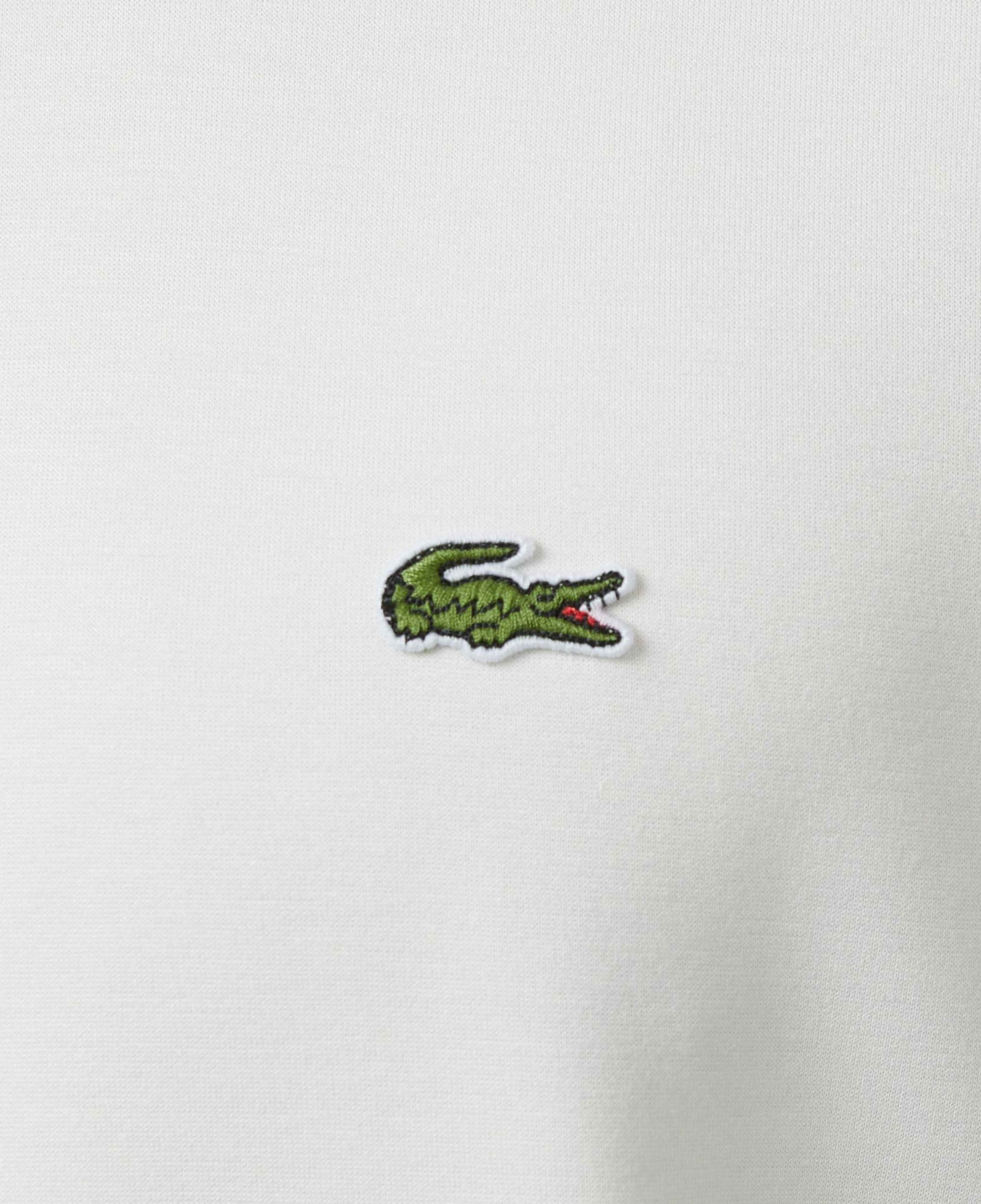 Lacoste Erkek Loose Fit Bisiklet Yaka Desenli Beyaz T-Shirt