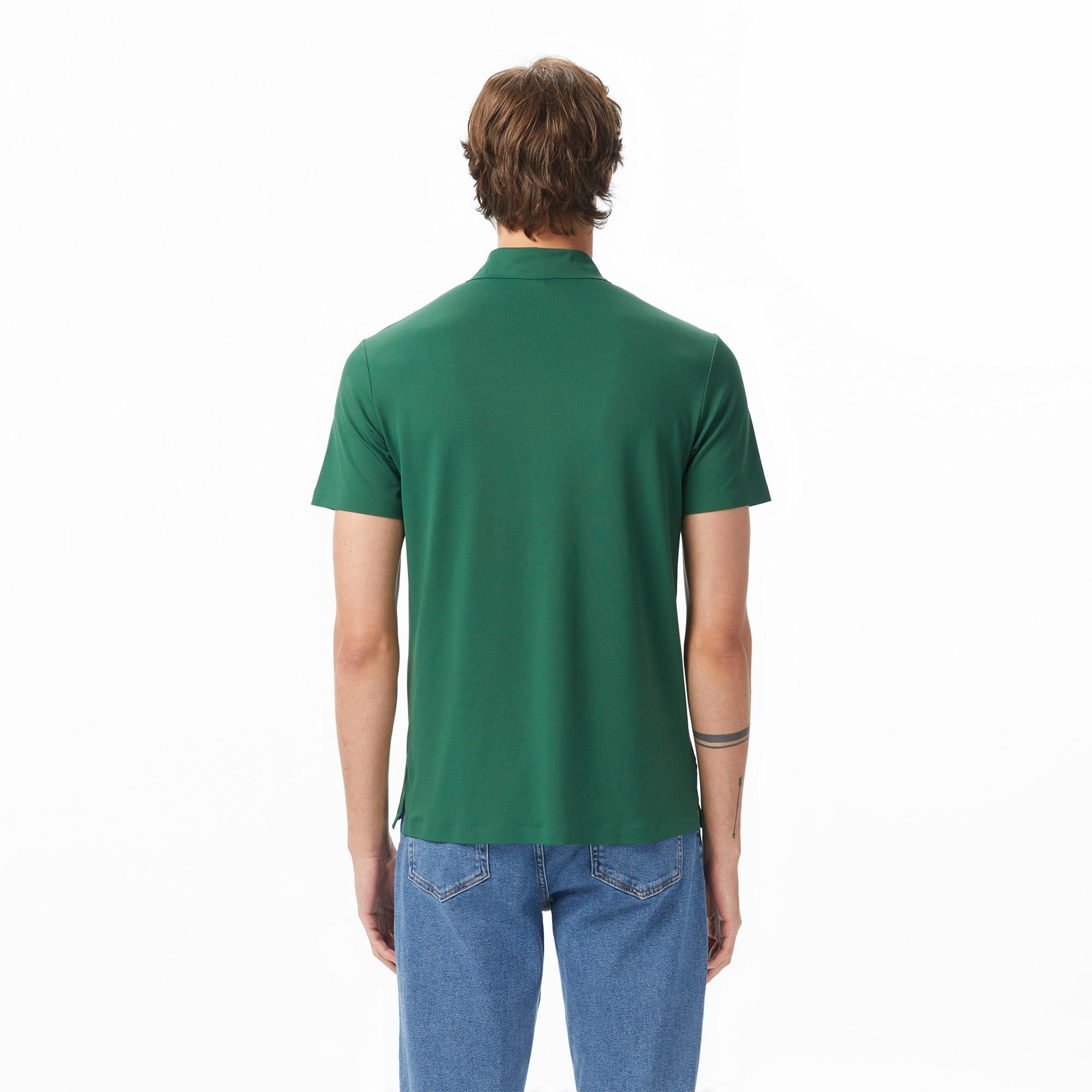 Erkek Regular Fit Yeşil Polo