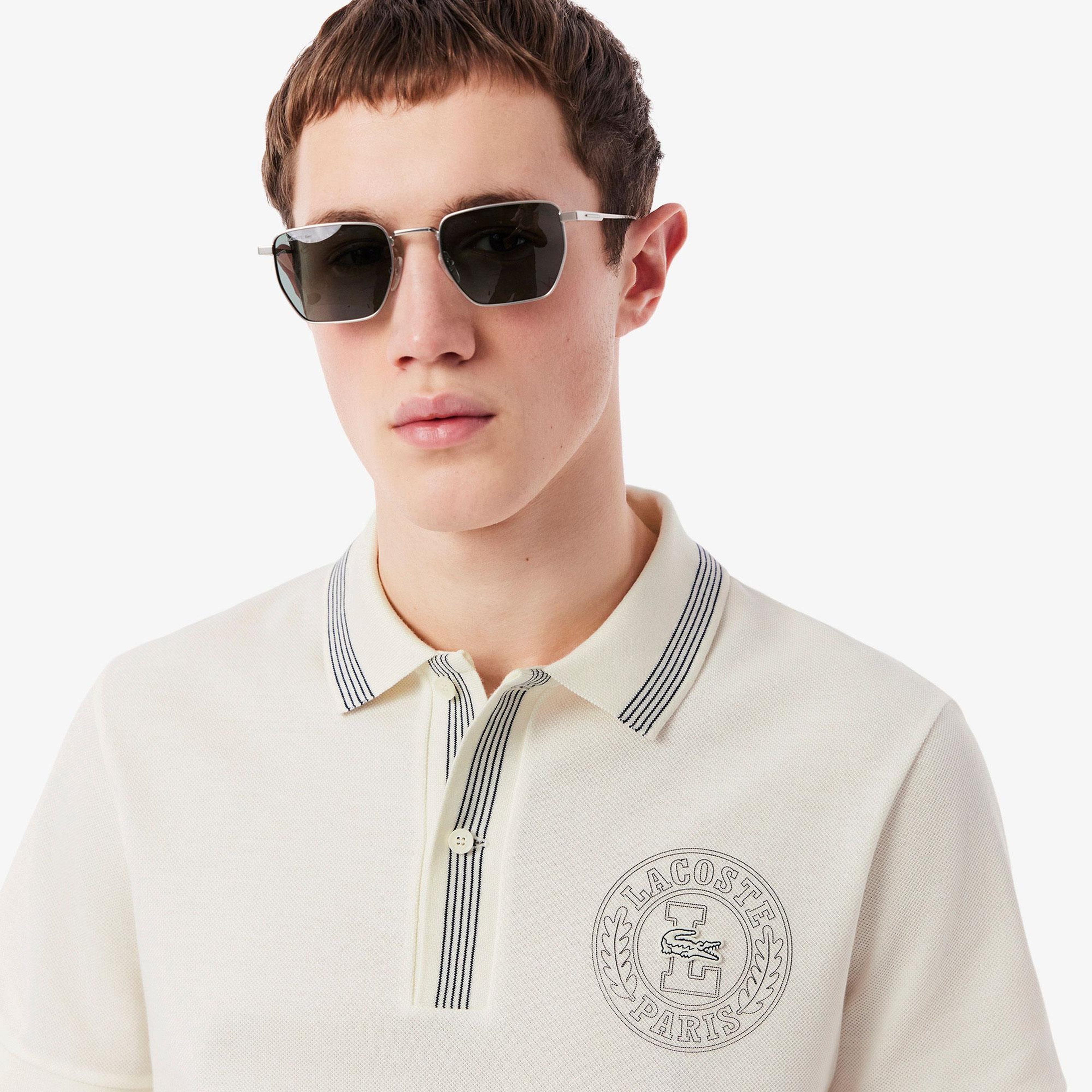 Lacoste L.12.12 Erkek Regular Fit Krem Polo
