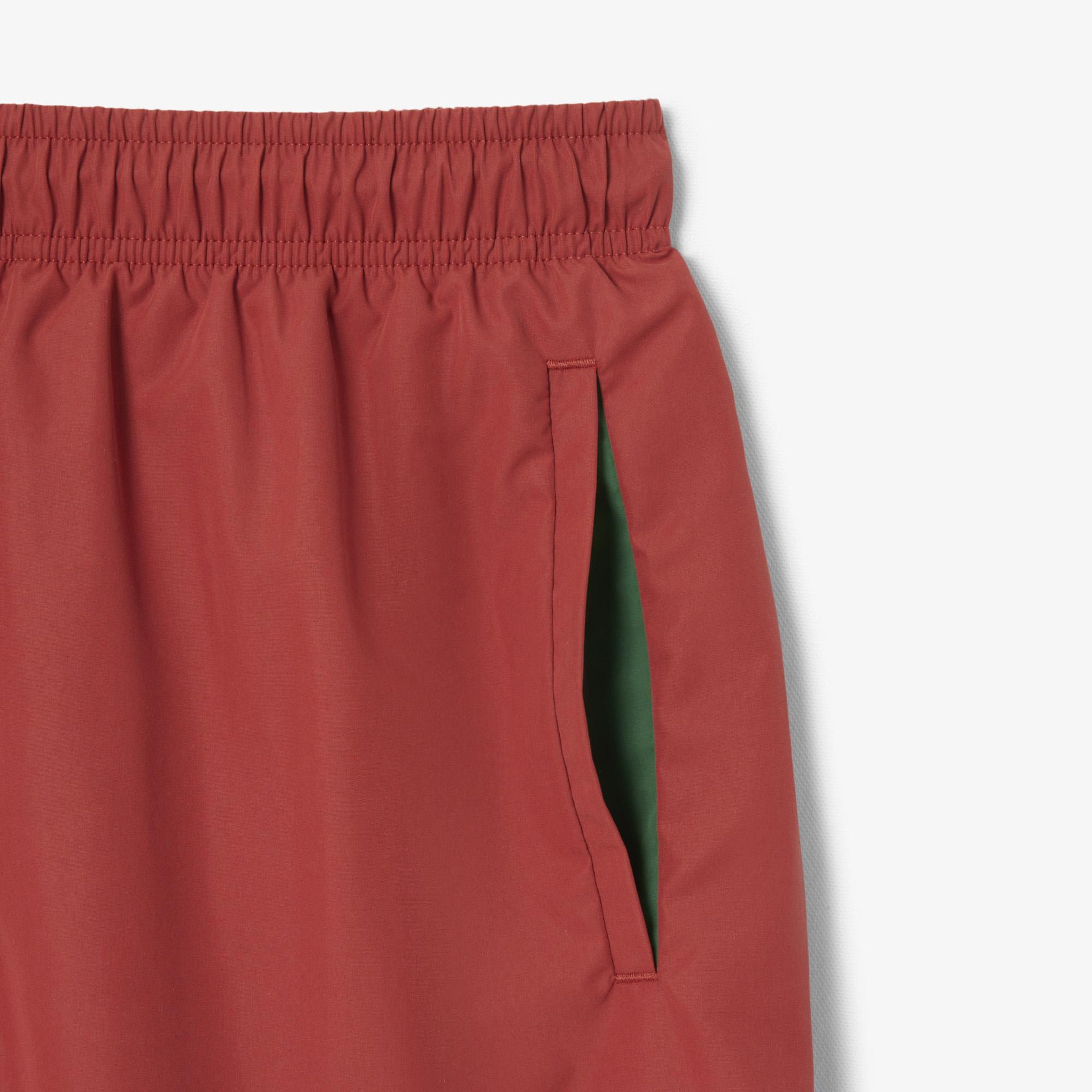Lacoste Erkek Bordo Deniz Şortu