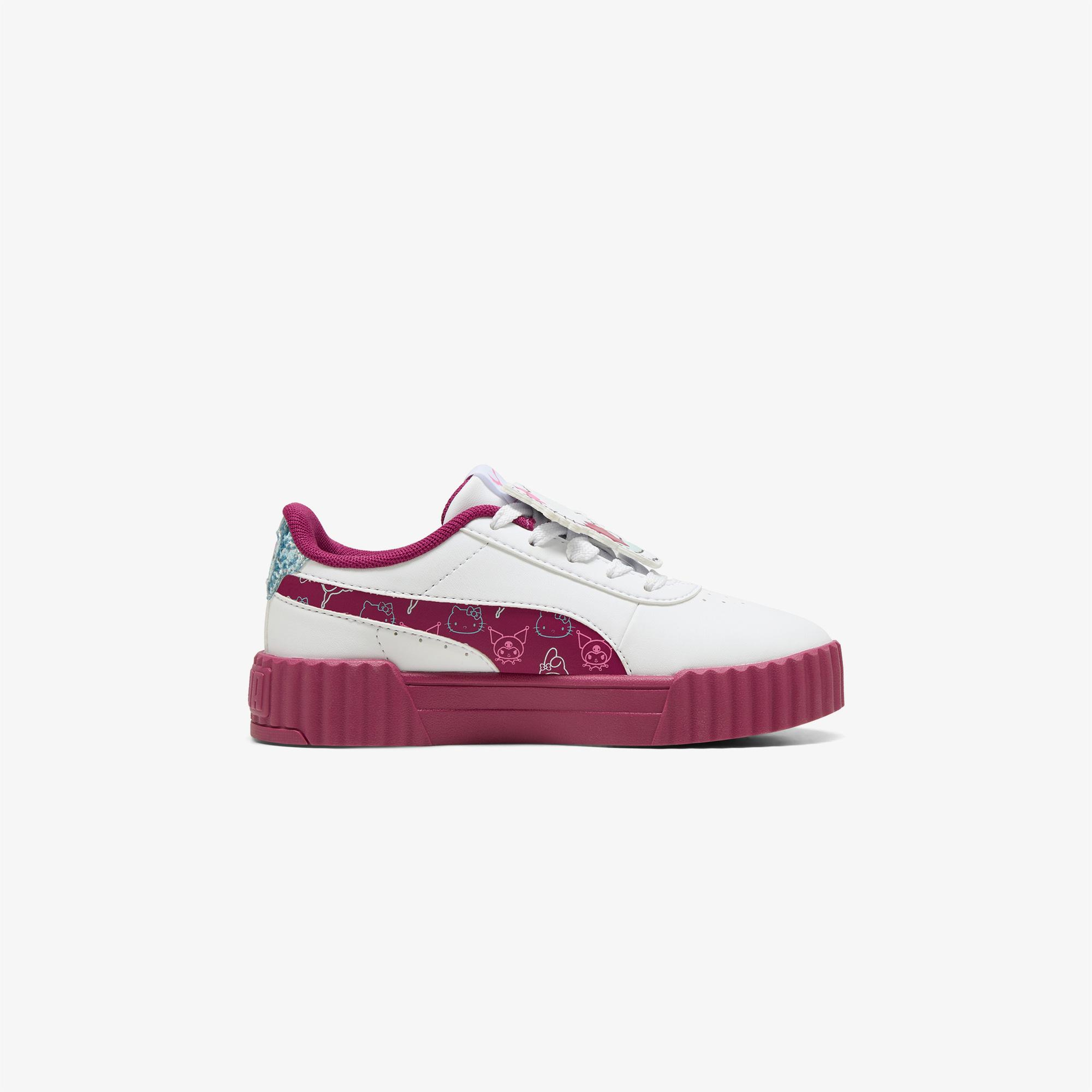 Puma Carina 3.0 Hello Kitty & Friends Çocuk Beyaz Spor Ayakkabı
