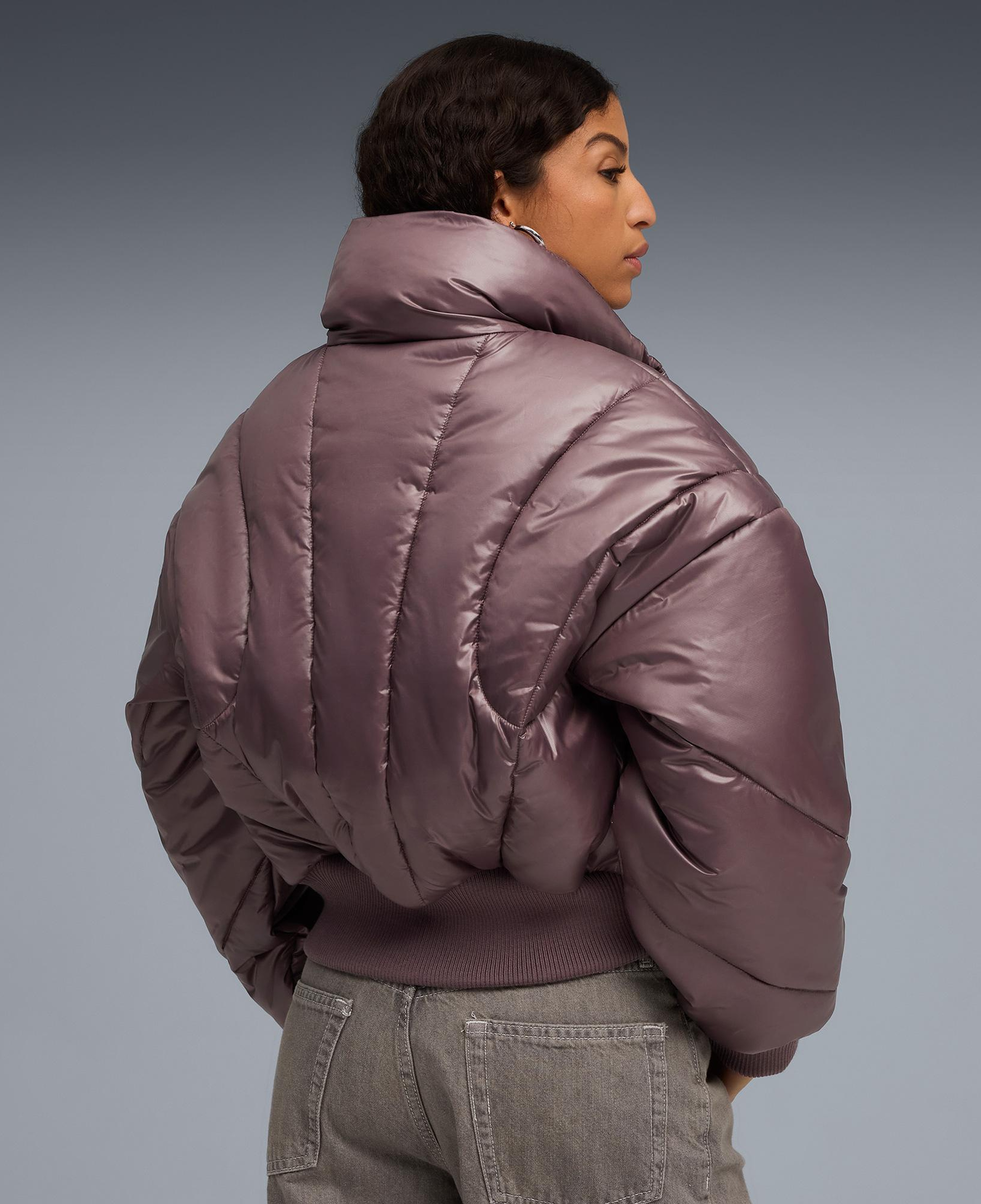 Puma Dare To Puffer Kadın Bordo Ceket