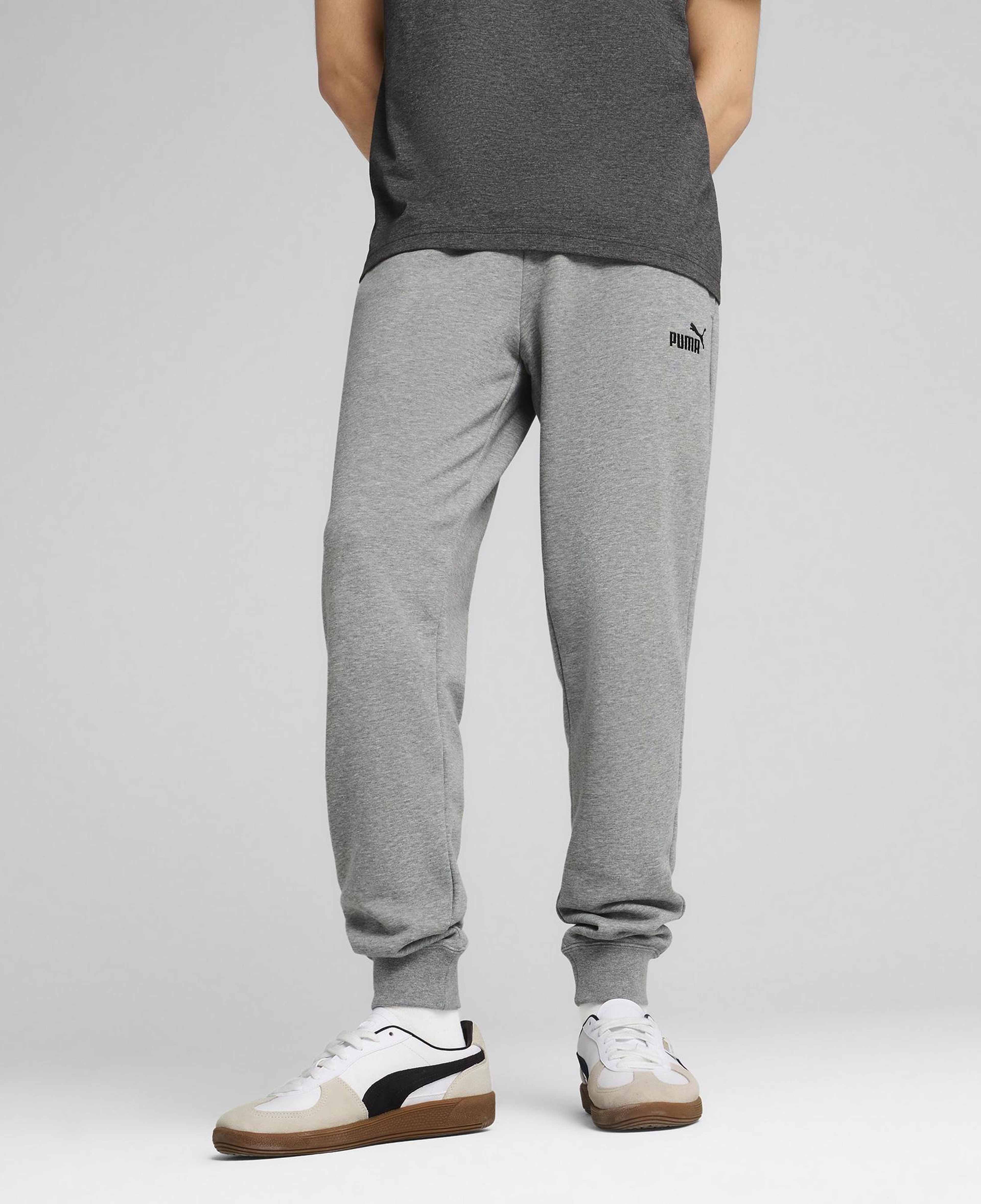 Puma Essentials No 1 Logo Erkek Gri Eşofman Altı